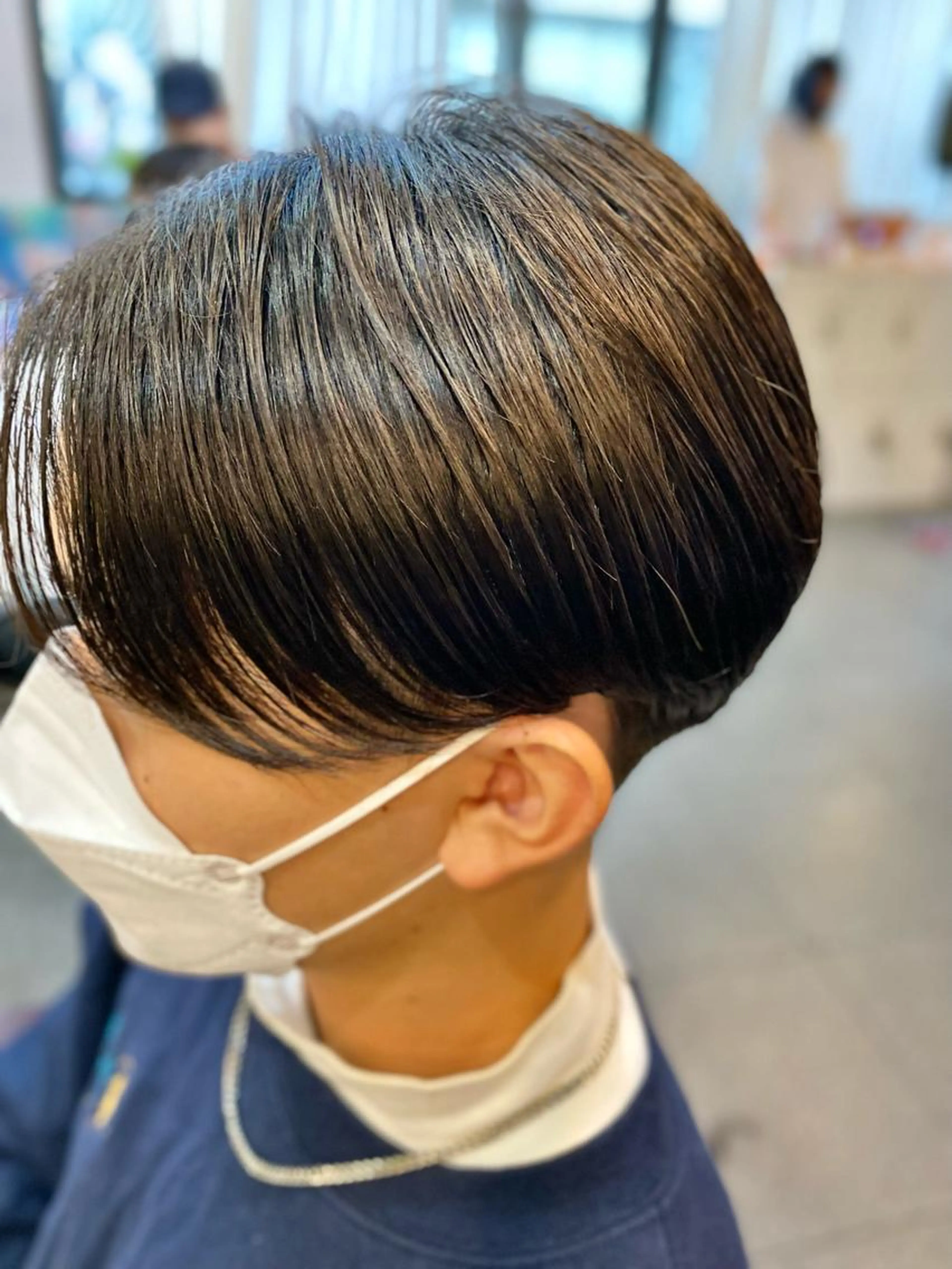 カット＋毛流れパーマ、ニュアンスパーマ ☘️¥8300の写真