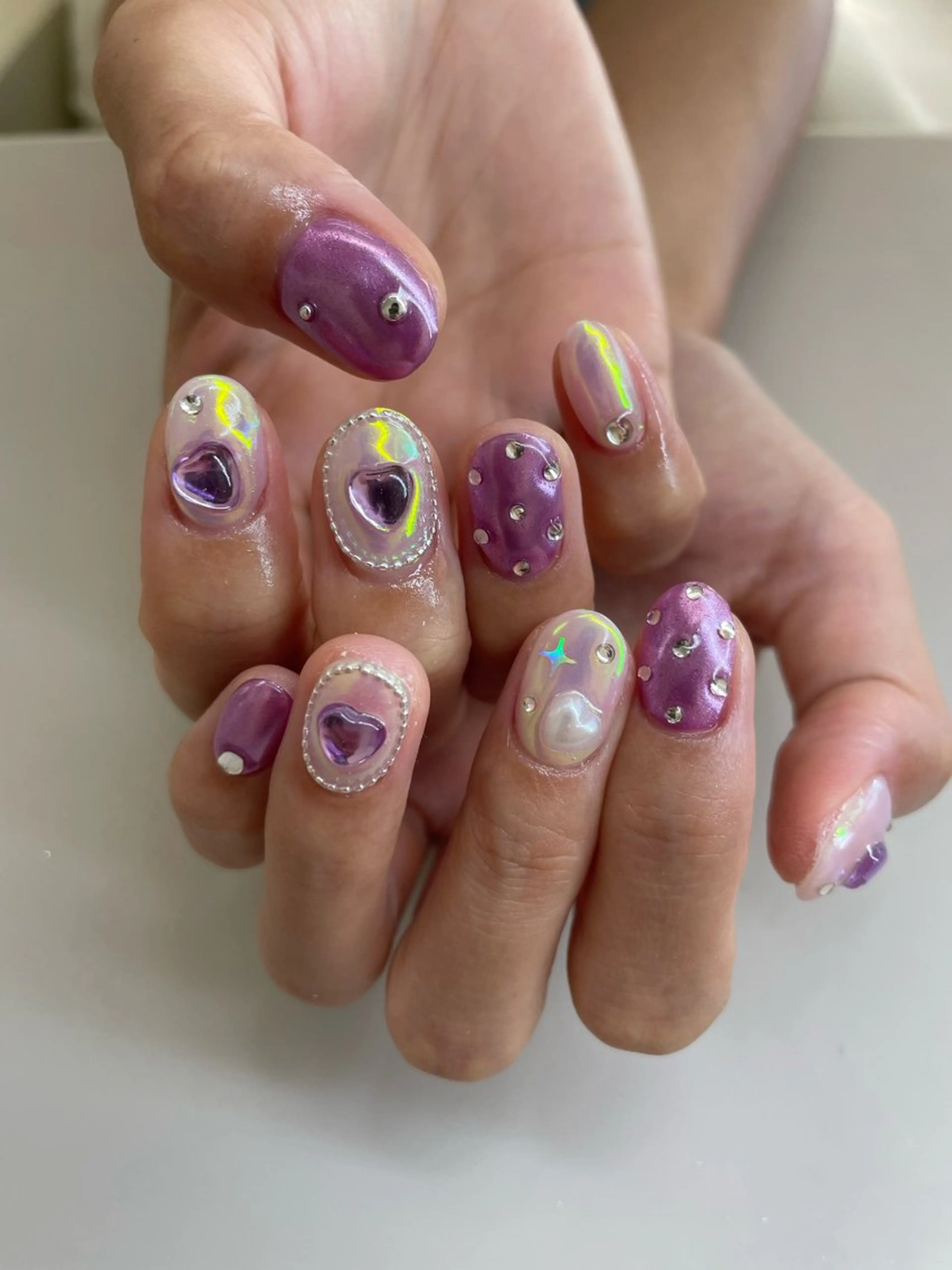 ネイル ハンドネイル Hisaka Mikiのネイルデザイン