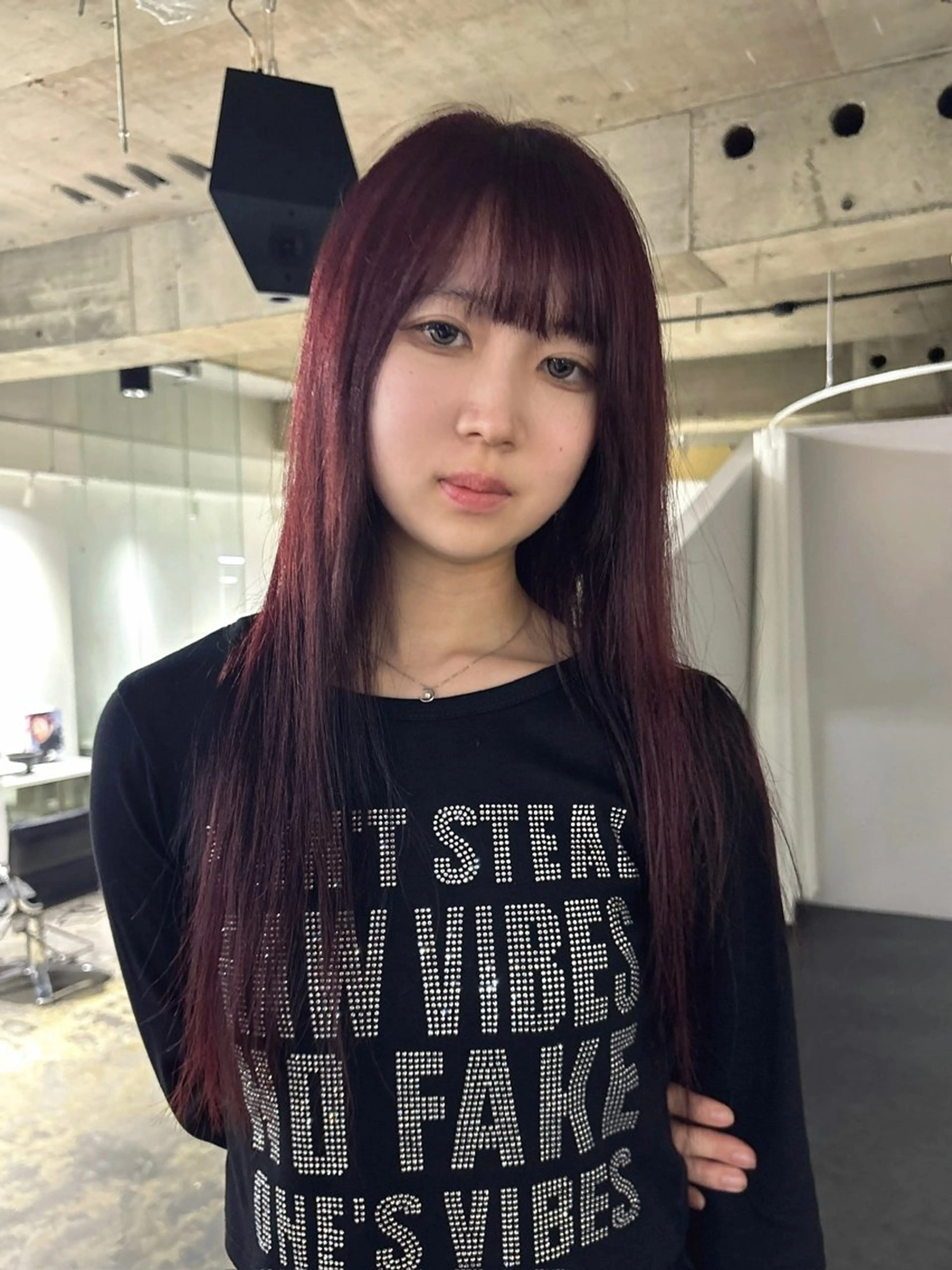 ロング カラー ブリーチ ブリーチなしカラー ヘアカラー トリートメント sho 【ハイトーンカラー】のヘアスタイル