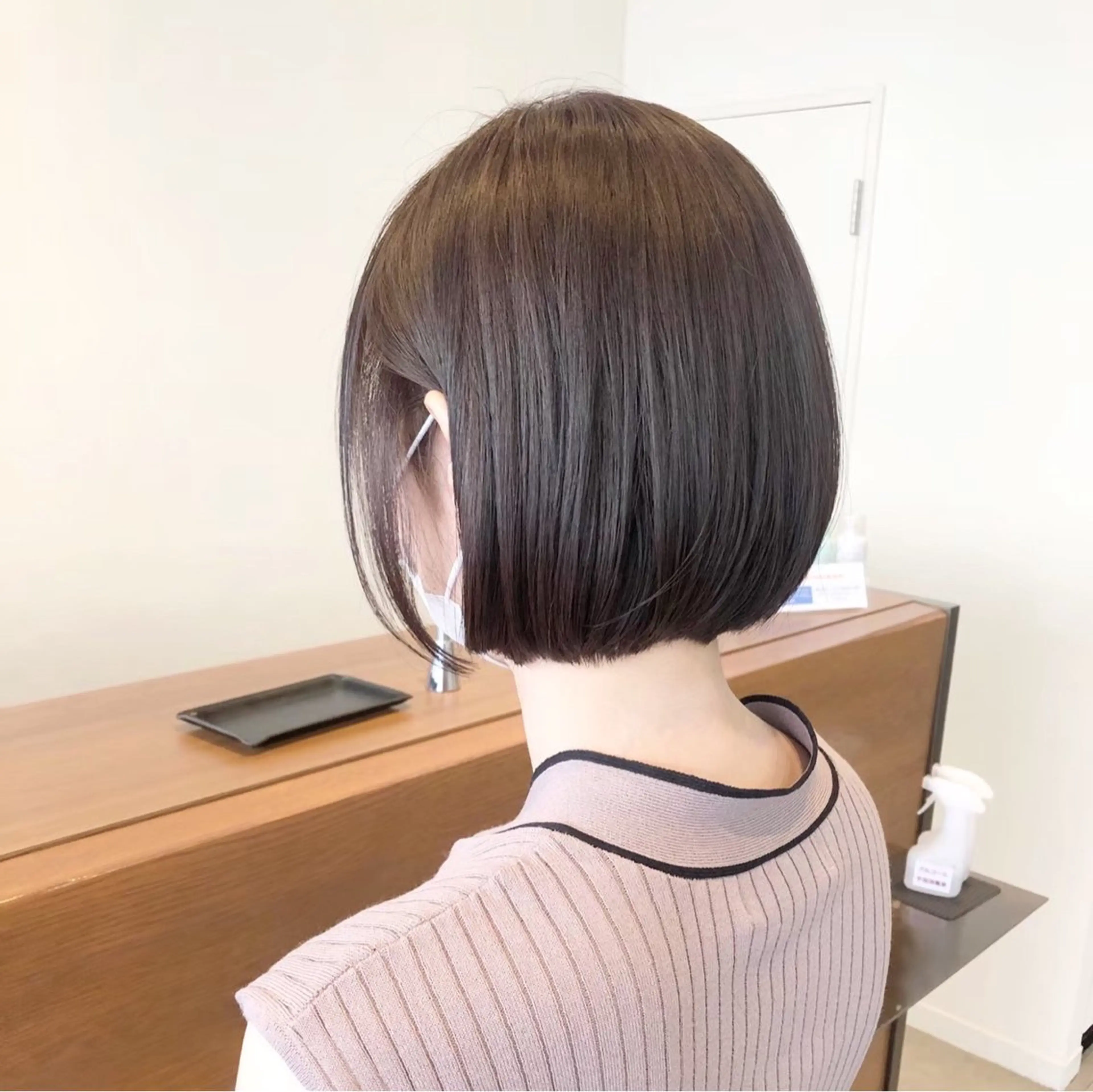 ショート 大島桃花 / 表参道 透明感カラーのヘアスタイル