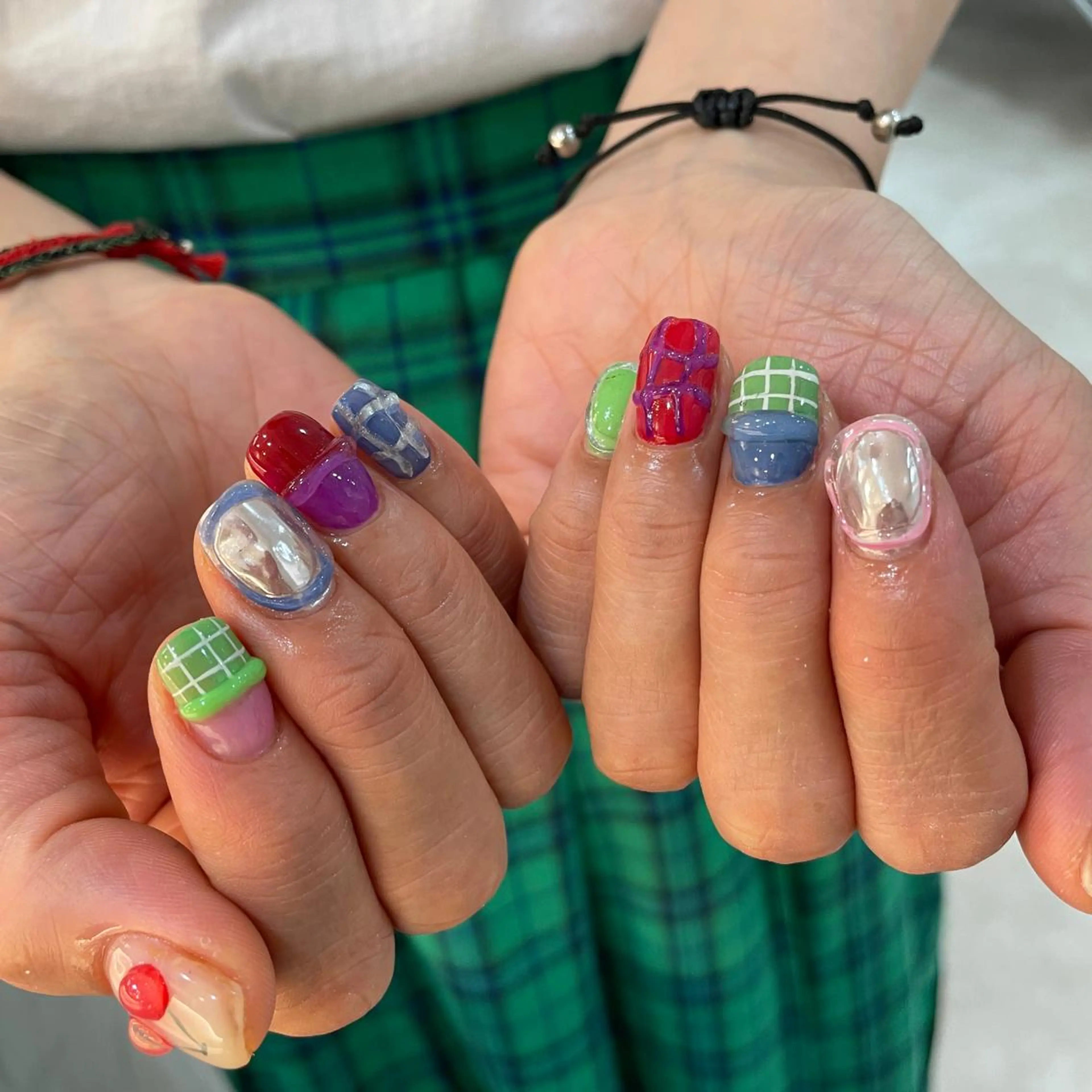 ネイル ハンドネイル フットネイル ゆびノさき茨木店 ニュアンス/アートのネイルデザイン