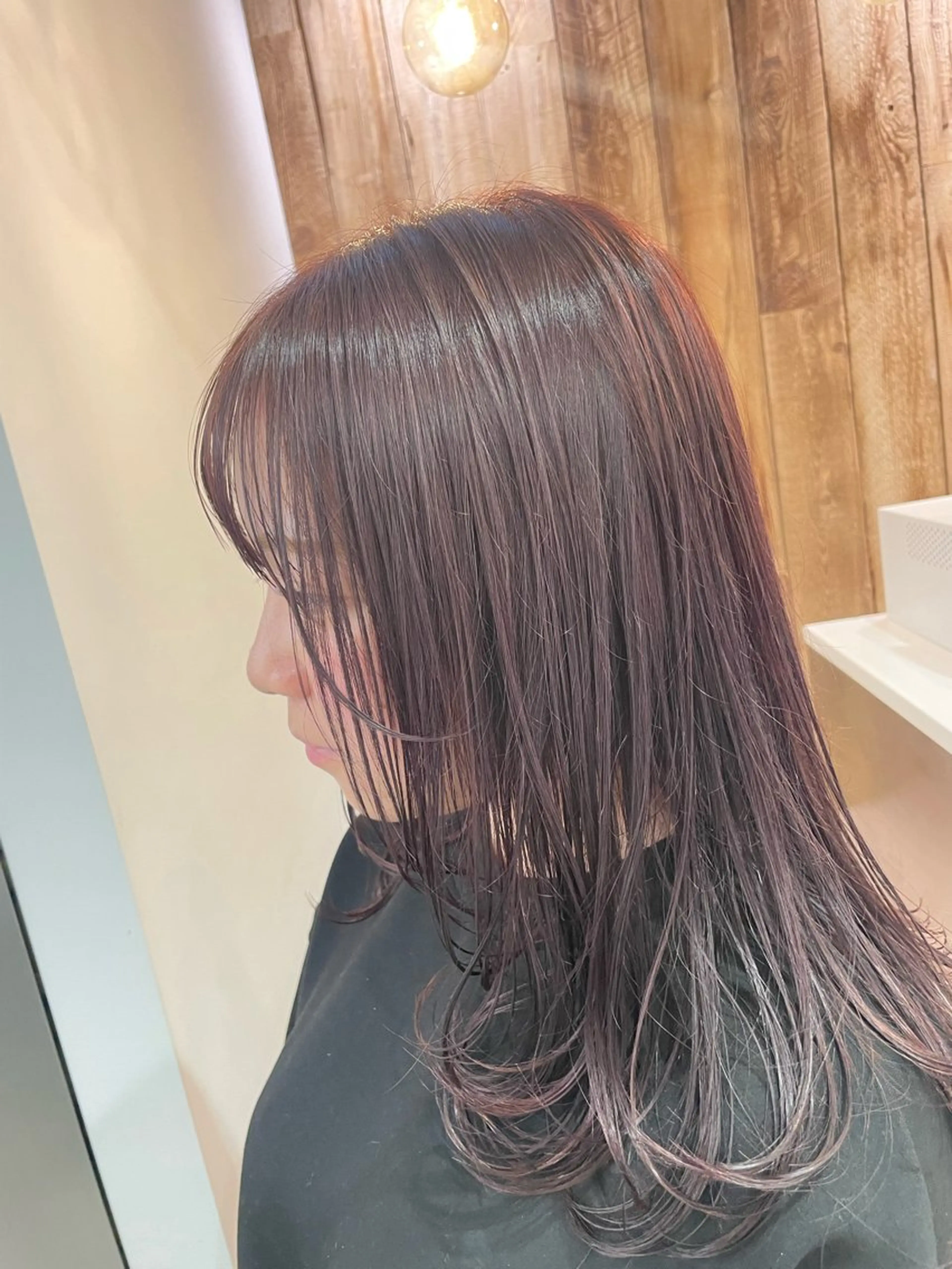 ミディアム カラー ブリーチ 神 嵩徳のヘアスタイル