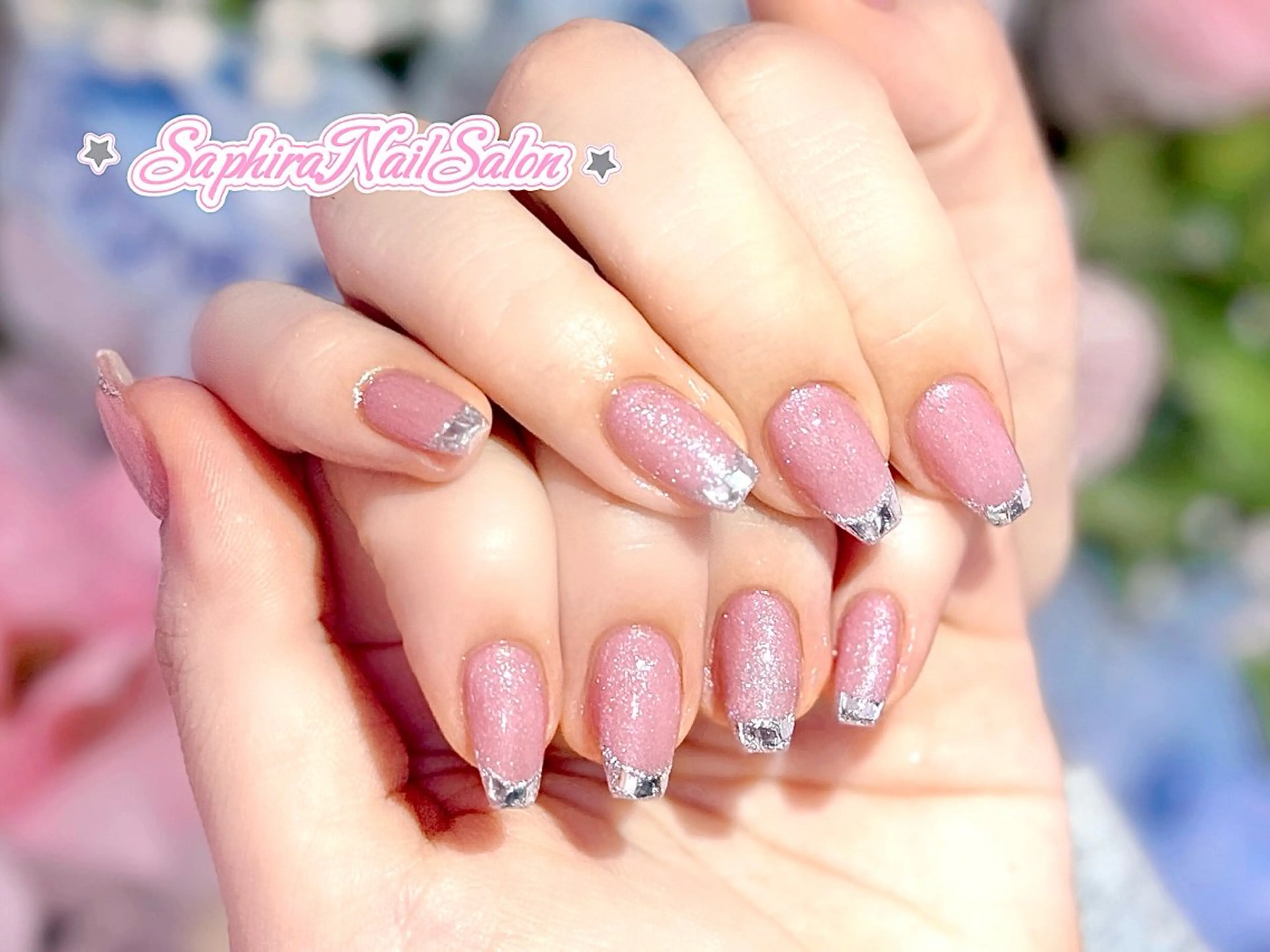 カラー ハンドネイル Saphiraネイル サロン錦糸町のネイルデザイン