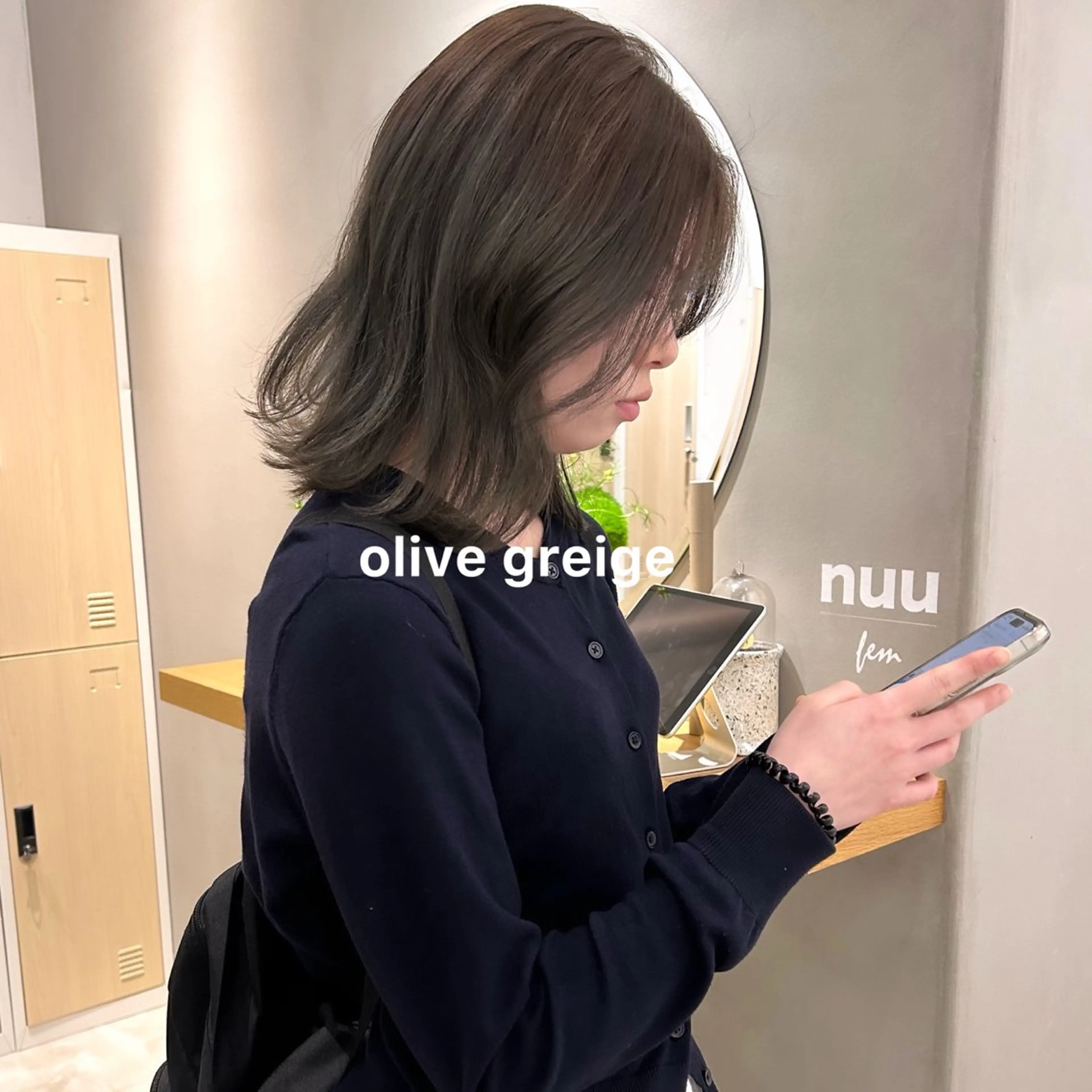 ミディアム 暖色カラー推し/ トヤエリコのヘアスタイル