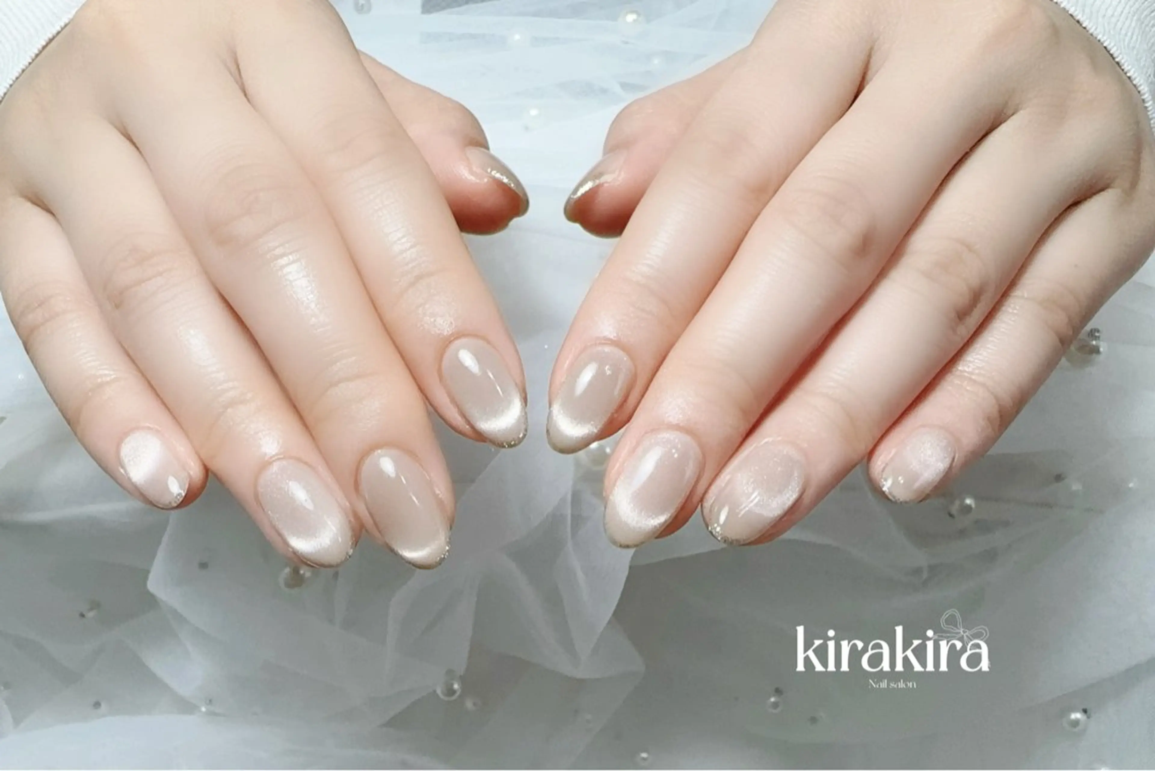 ネイル 入学式 フットネイル 卒業式 キラキラネイル マグネットネイル Kirakira Nail salonのネイルデザイン