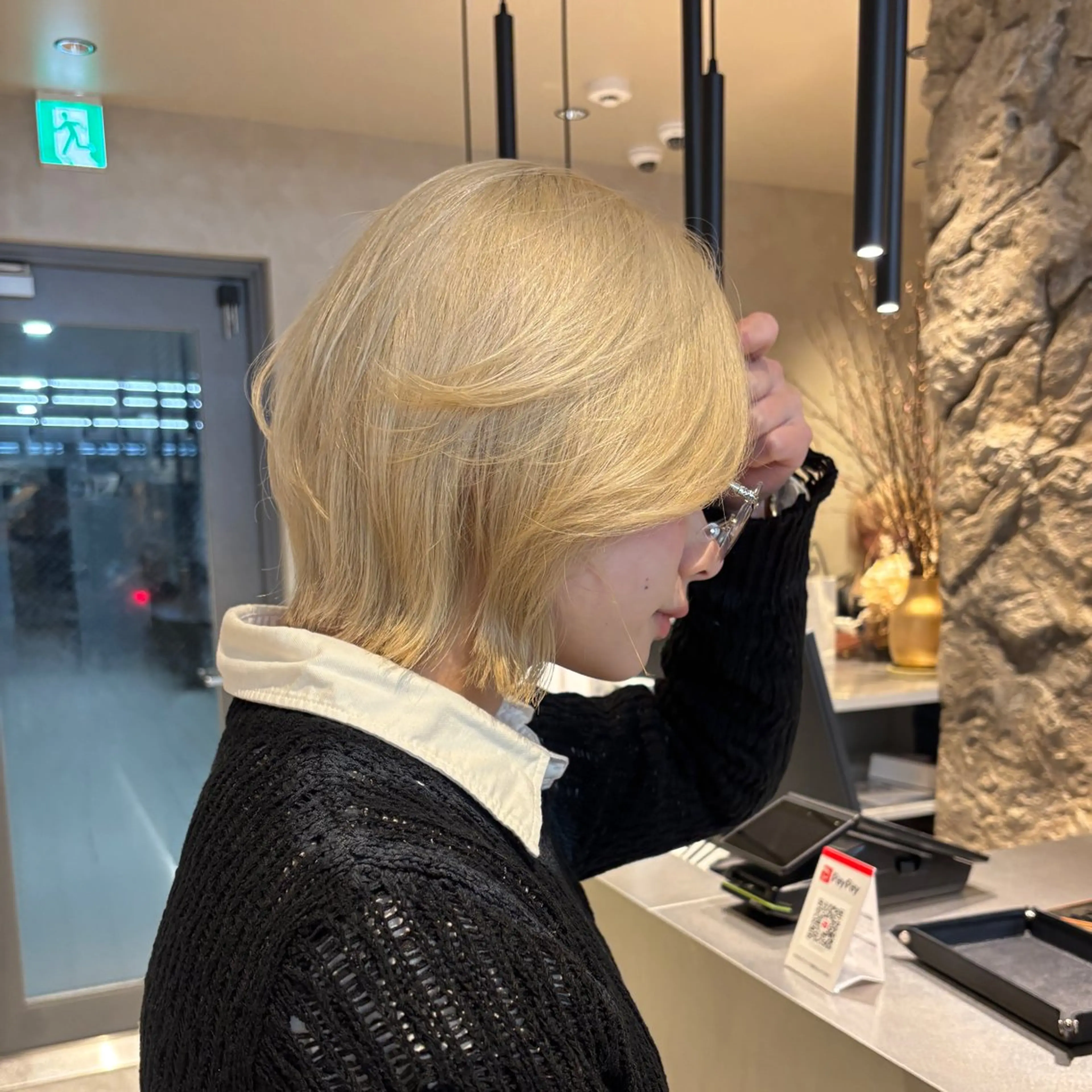 ミディアム カラー ボブレイヤー ボブ レイヤーカット 似合わせカット カット ヘアカラー トリートメント ウメダナオヤ/ くびれヘア✨のヘアスタイル