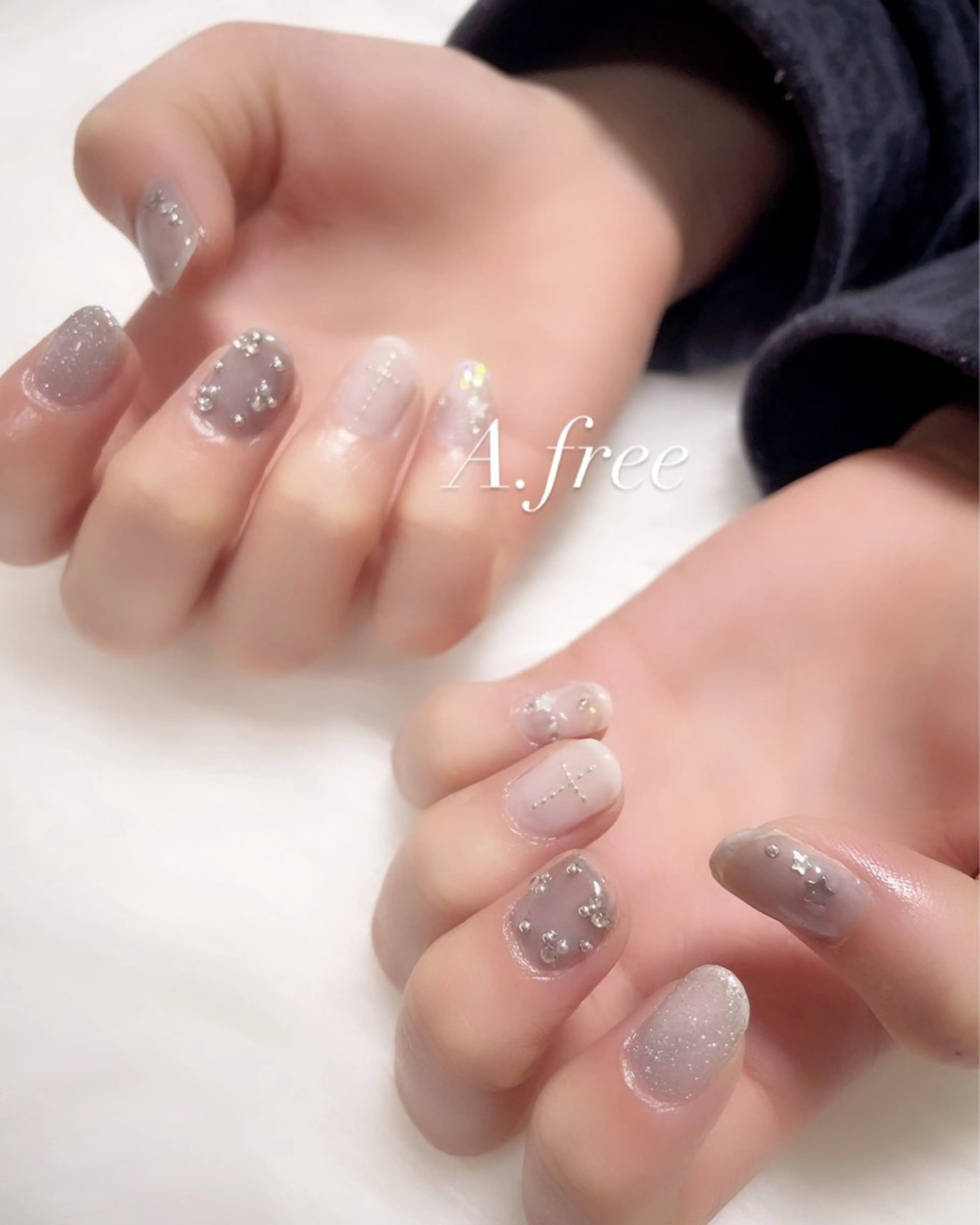 ネイル A.free✧*｡ アレルギー対応✧*｡のネイルデザイン