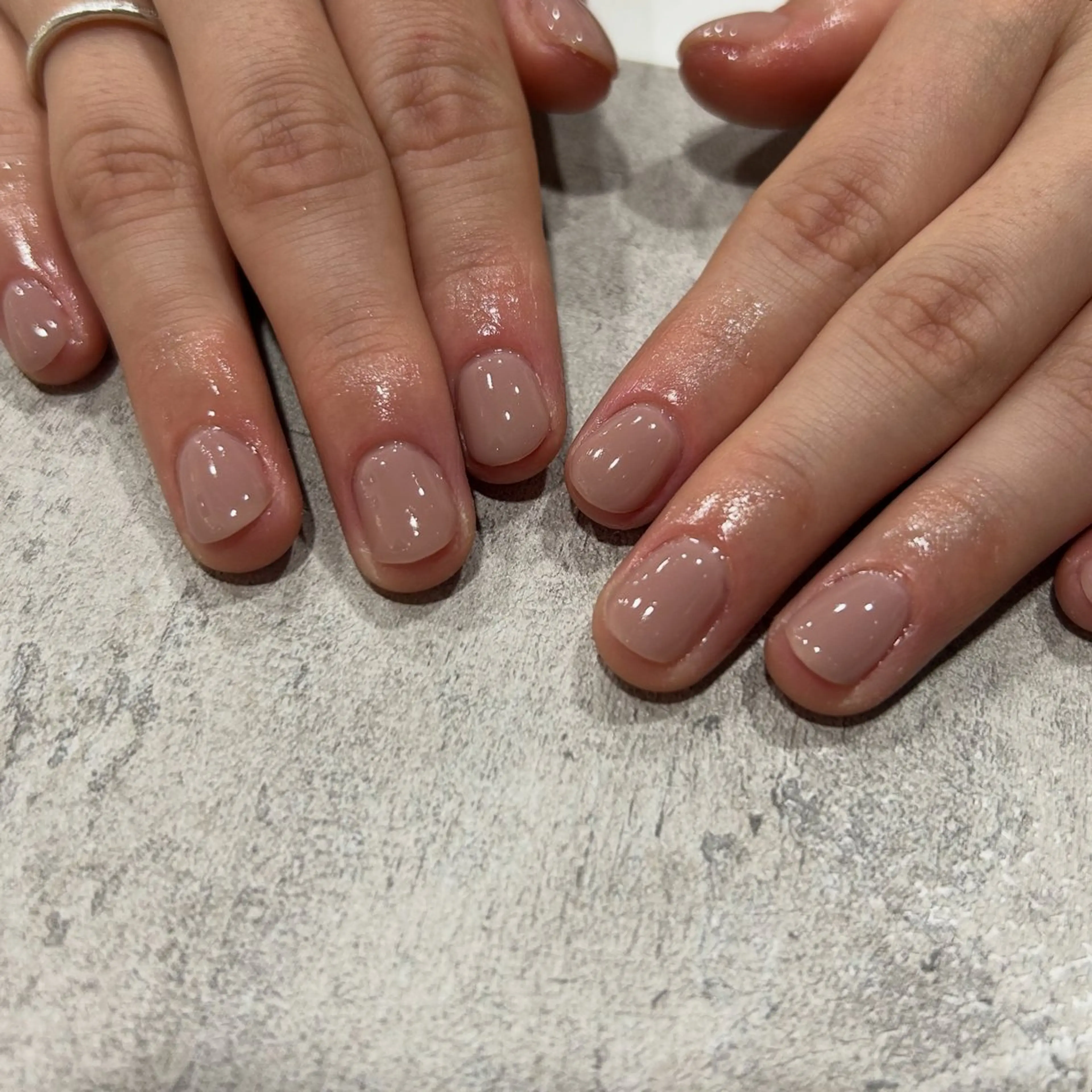 ネイル ワンカラーネイル Allure 小山店 結咲(ゆいさ)のネイルデザイン