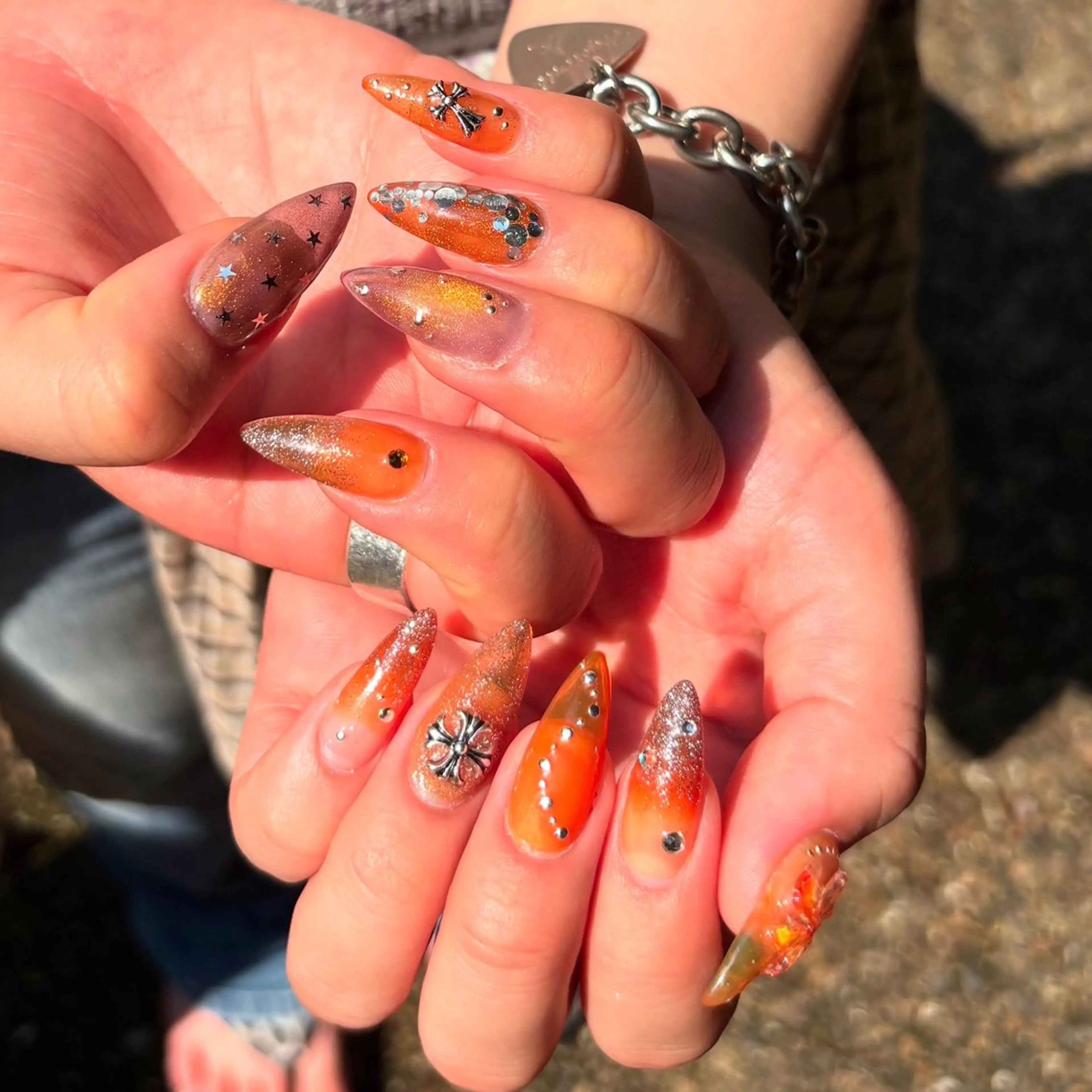 ネイル クリアネイル aimé HIKARUのネイルデザイン