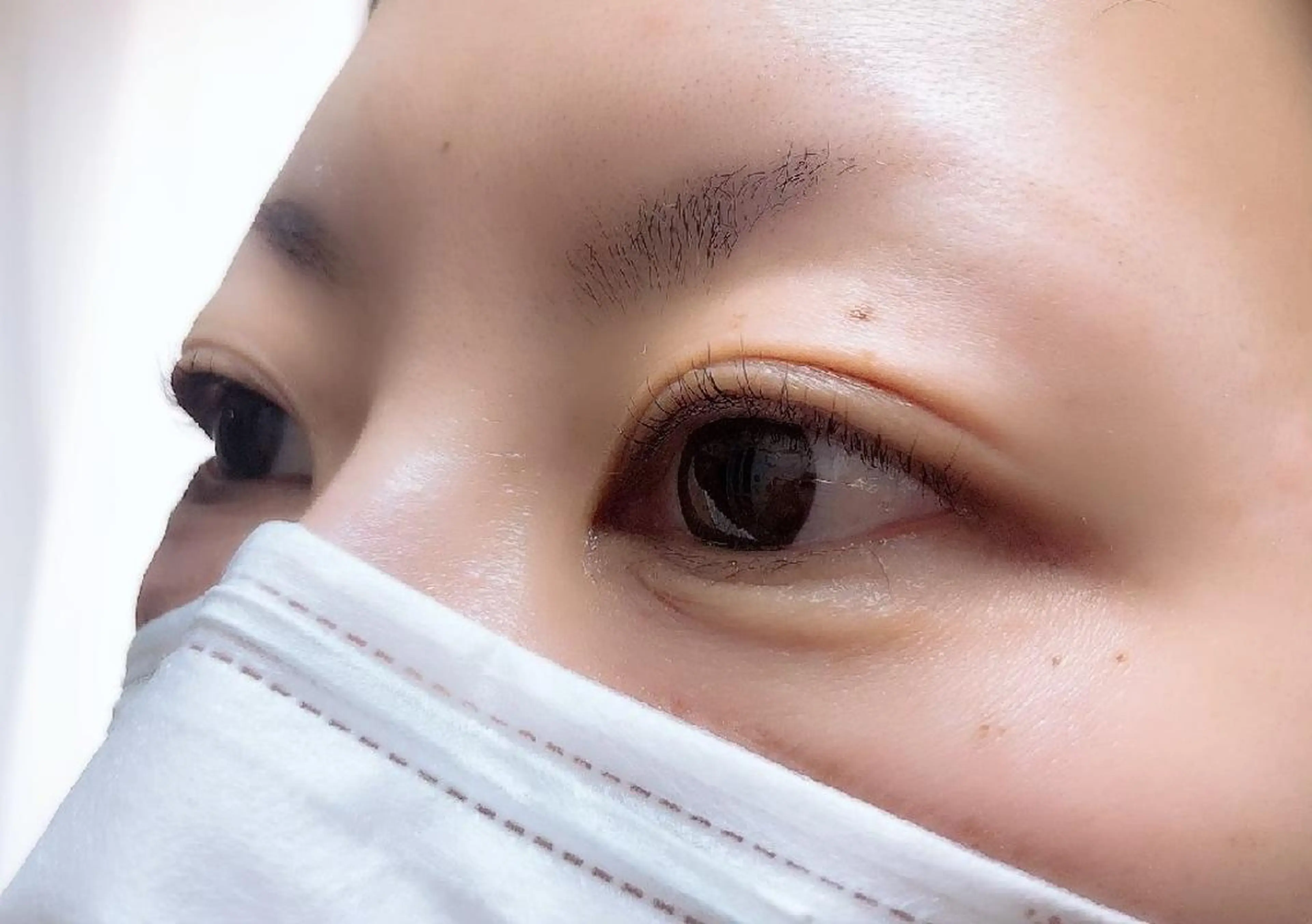 マツエク・マツパ 付け放題 フラットラッシュ ナチュラル まつげパーマ 一重×まつ毛パーマ マツパ 吉岡 ゆうなのマツエク・マツパデザイン