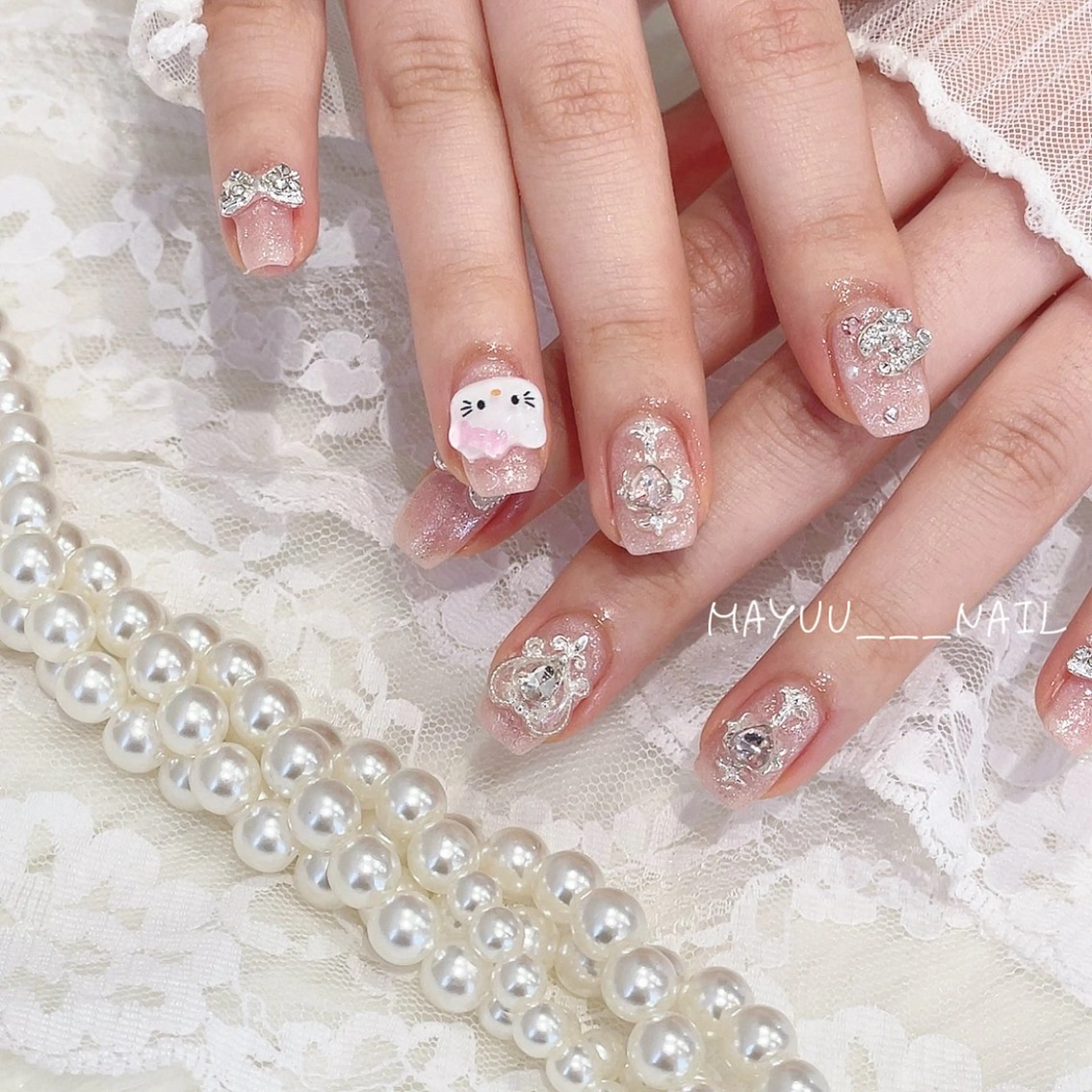 ネイル 🎀 Mayu 🎀痛ネイルのネイルデザイン