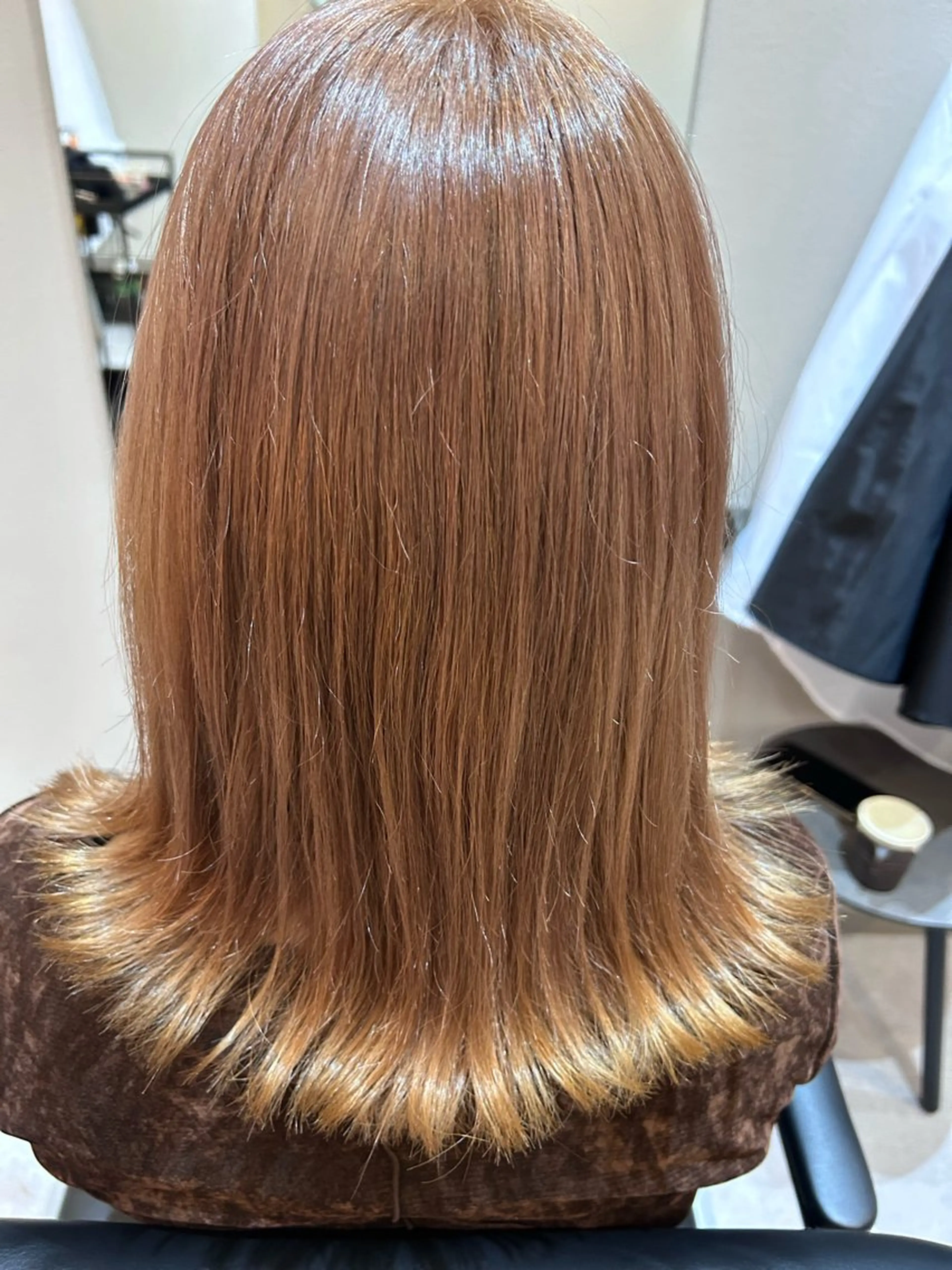 ミディアム カラー カット ヘアカラー トリートメント TOSHIKI 透明感カラー🌈のヘアスタイル
