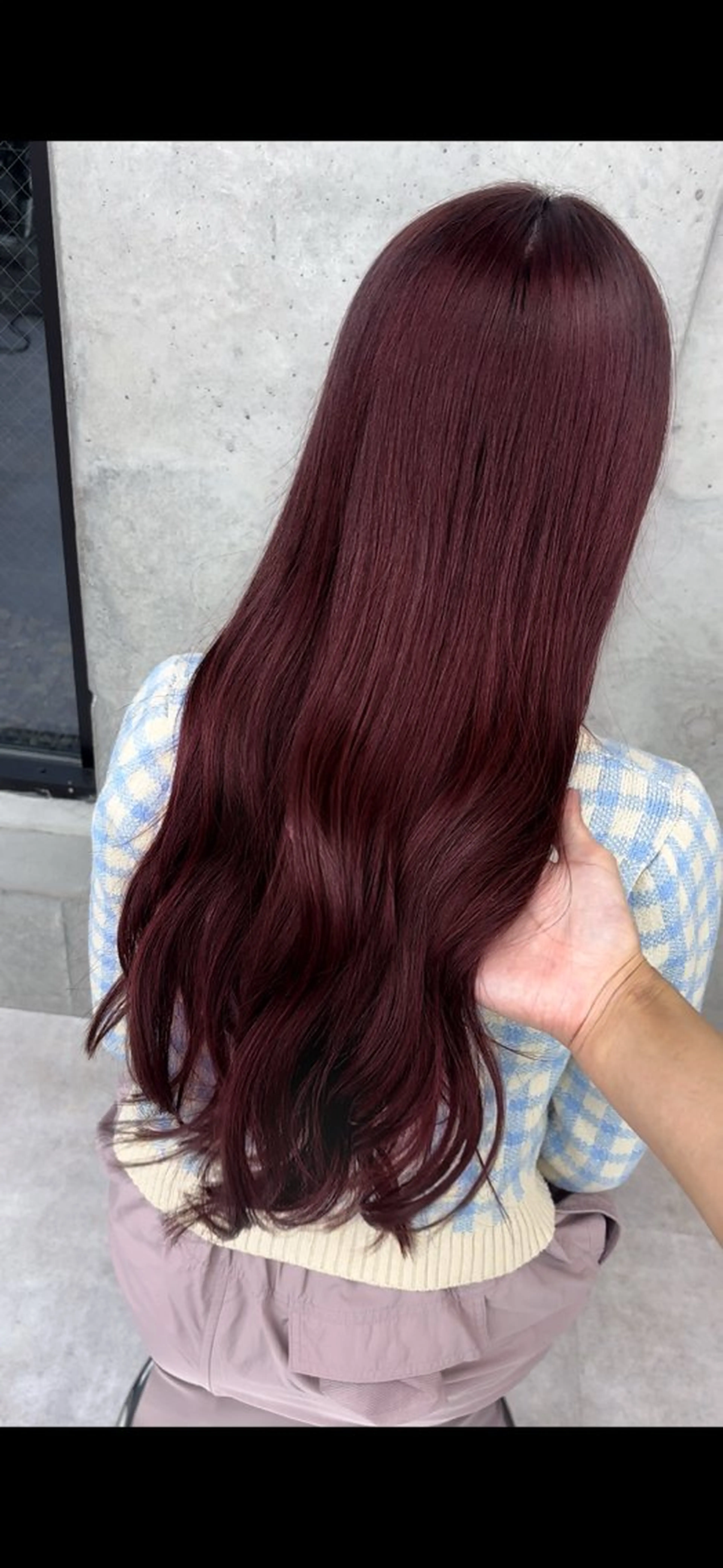 ロング ヘアカラー i.+OMOTESANDO所属・mei / 艶カラー ミディアム レイヤーのヘアスタイル