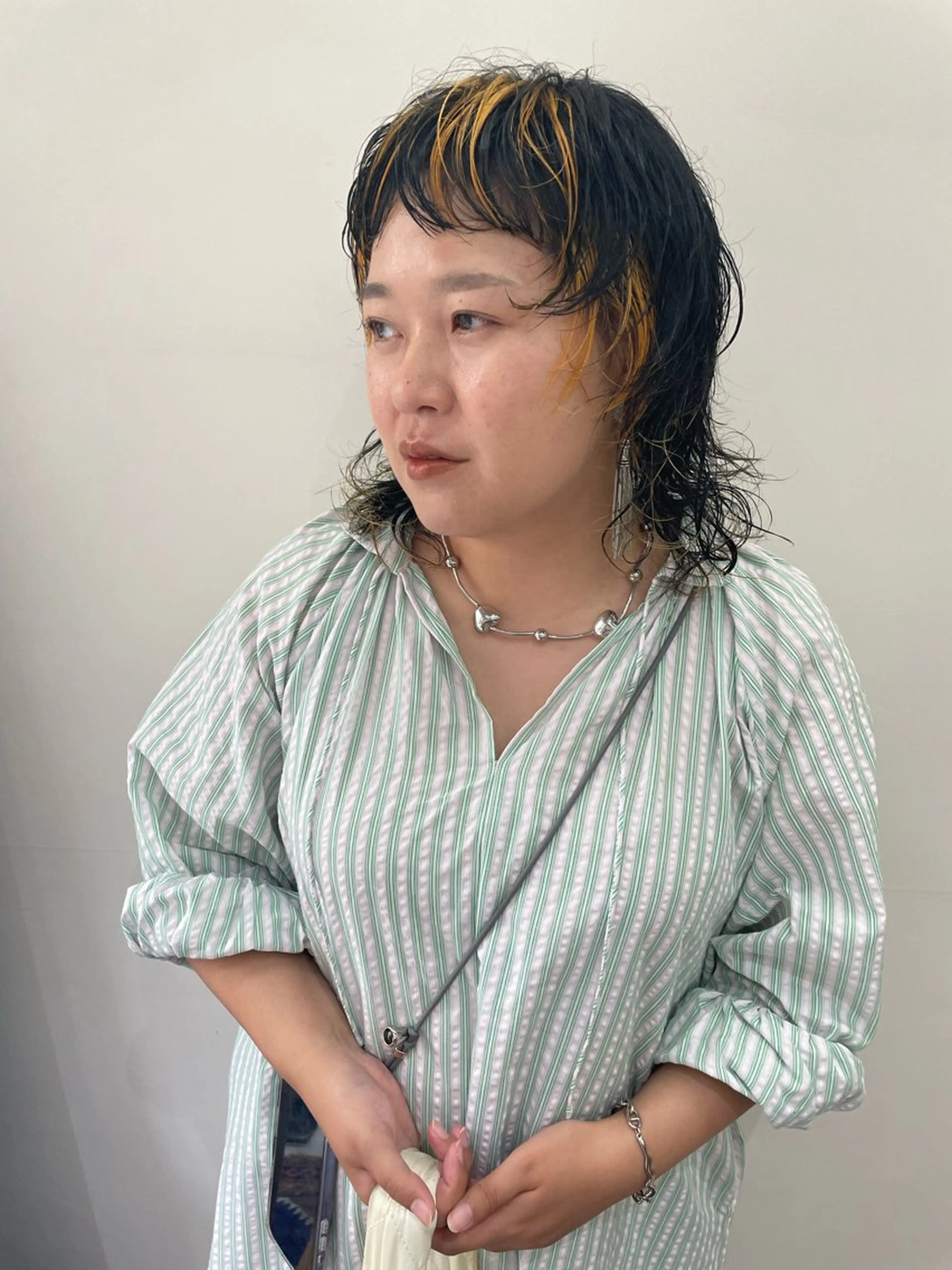 ミディアム カラー パーマ ヘアアレンジ メンズ カット ヘアカラー トリートメント tatsumi/ボブ ウルフ/レイヤーのヘアスタイル