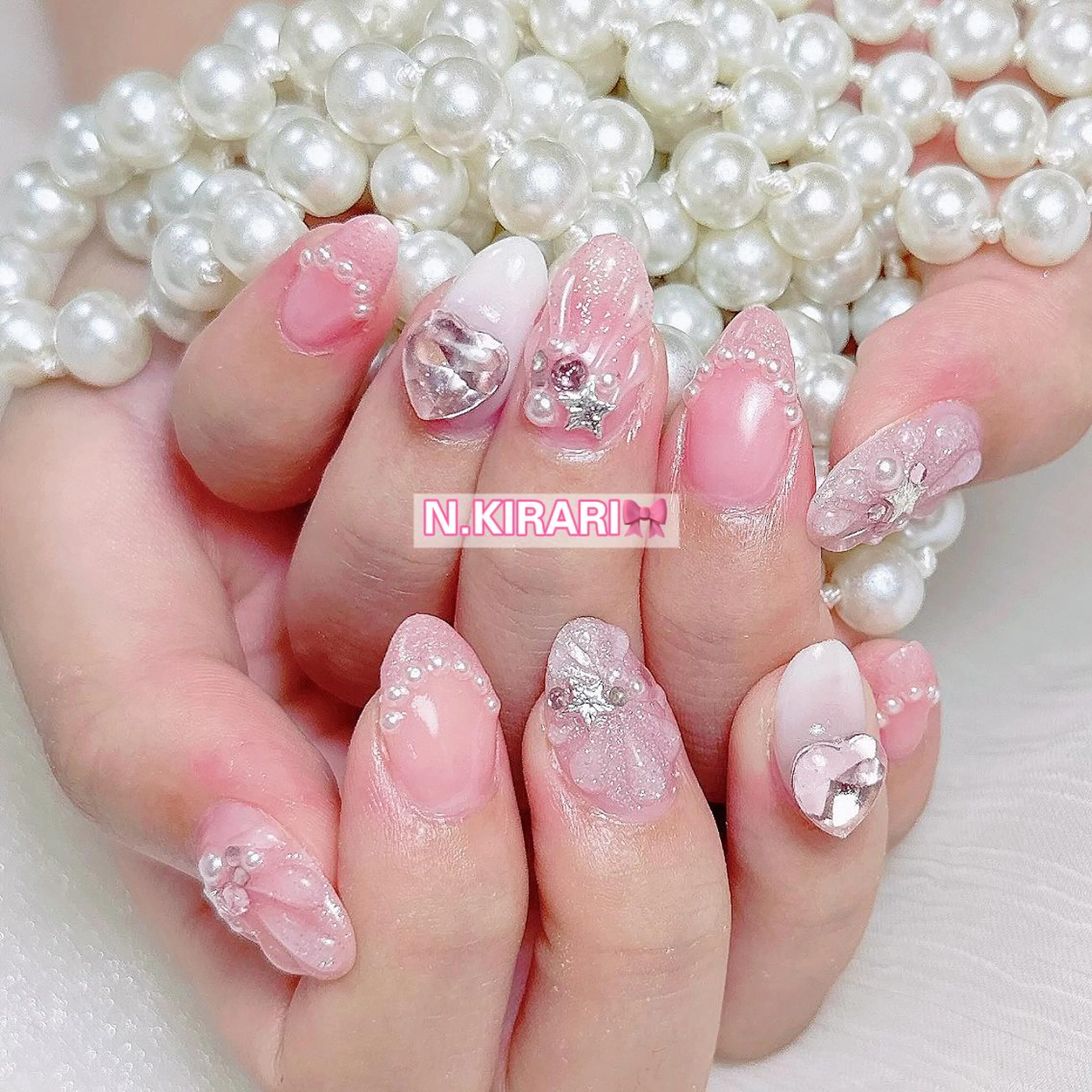 ネイル 🎀 ユズ 🎀のネイルデザイン