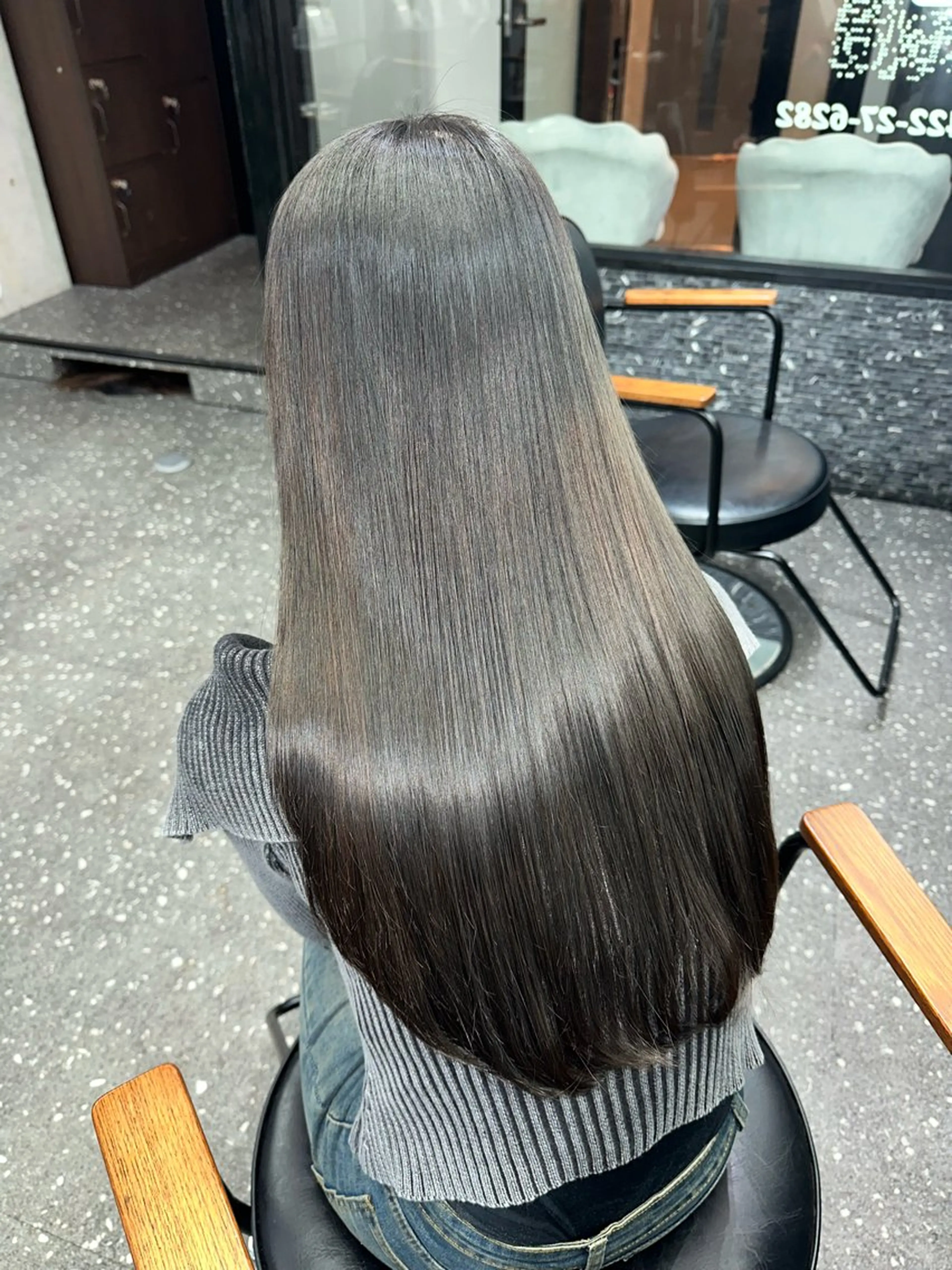 ロング パーマ 髪質改善⭐️縮毛矯正 中野⭐️Rinaのヘアスタイル