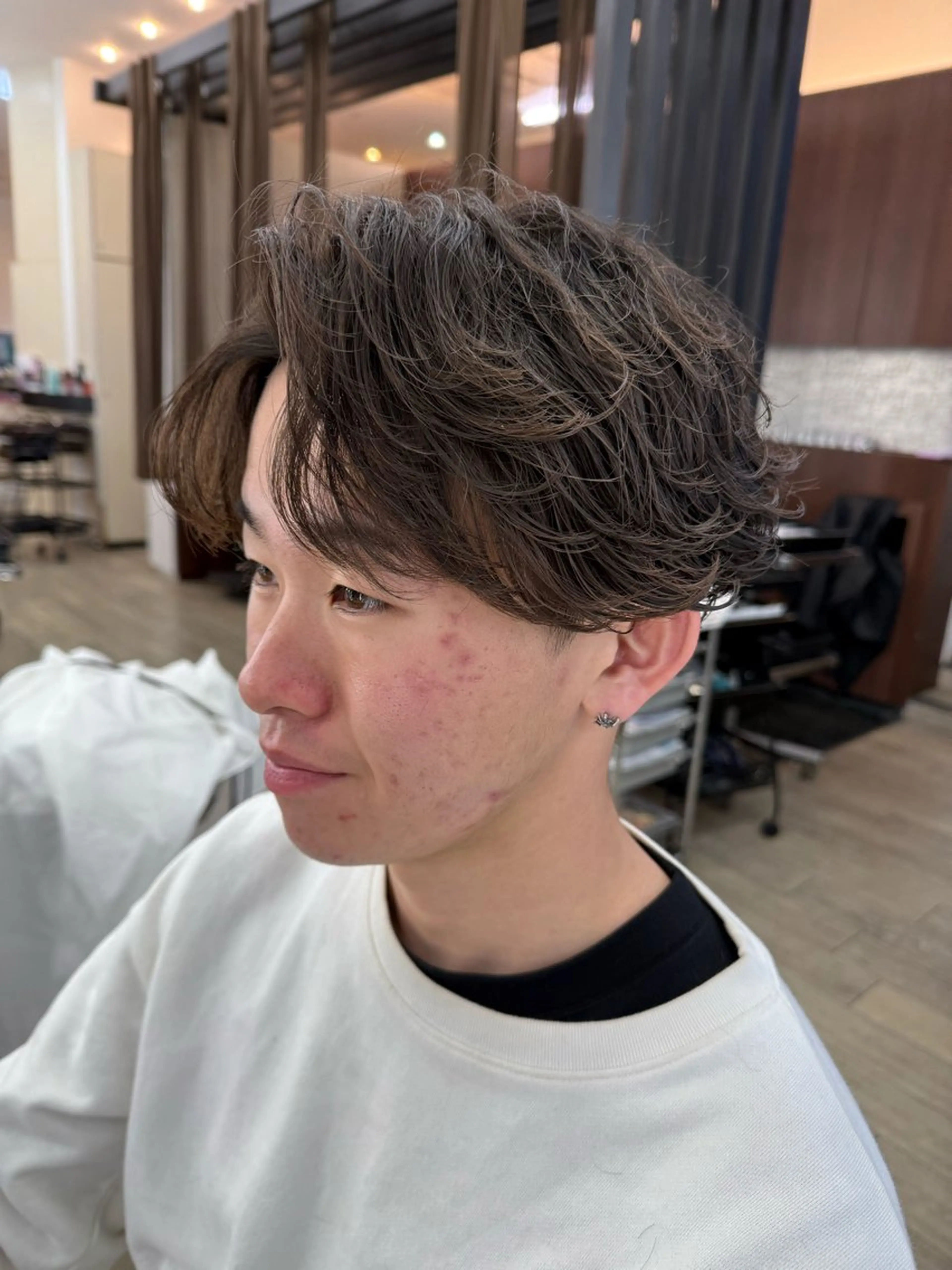 ショート パーマ キッズ カット パーマ 市川 博紀 店長のヘアスタイル