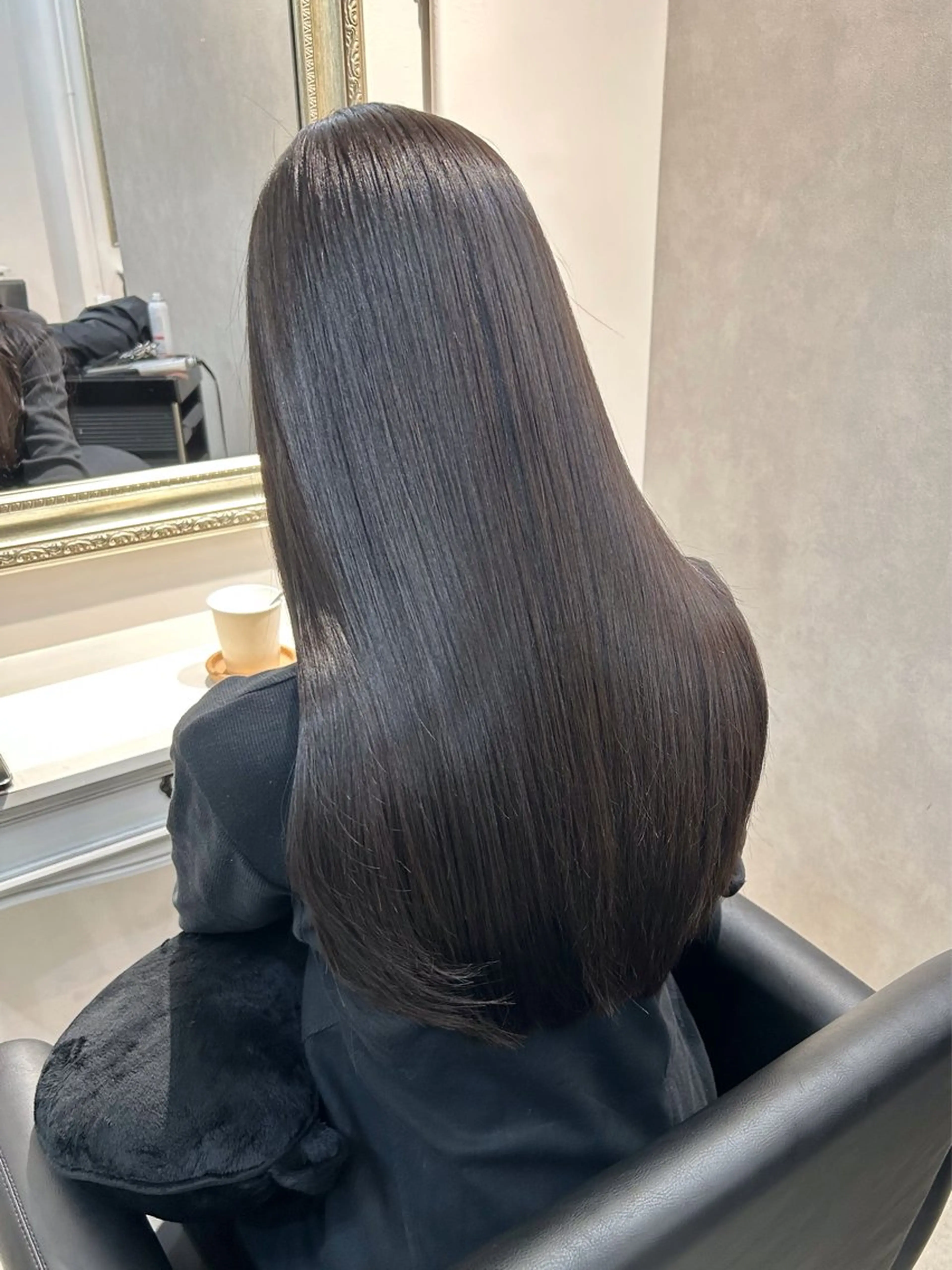 ロング 💎艶カラー+美髪 +髪質改善💎のヘアスタイル