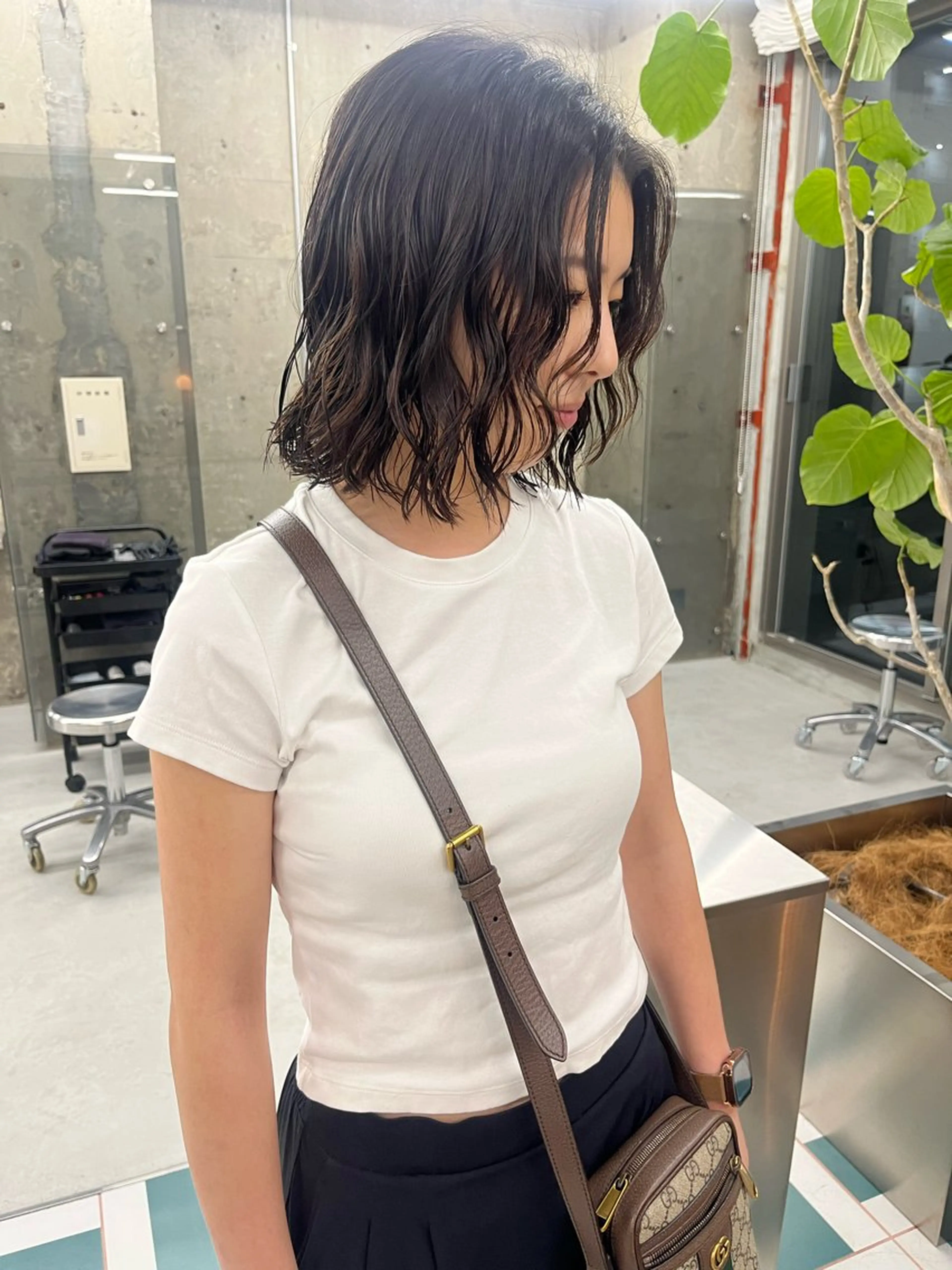 ショート HINA/栄/ボブ/ ボブパーマ/インナーのヘアスタイル