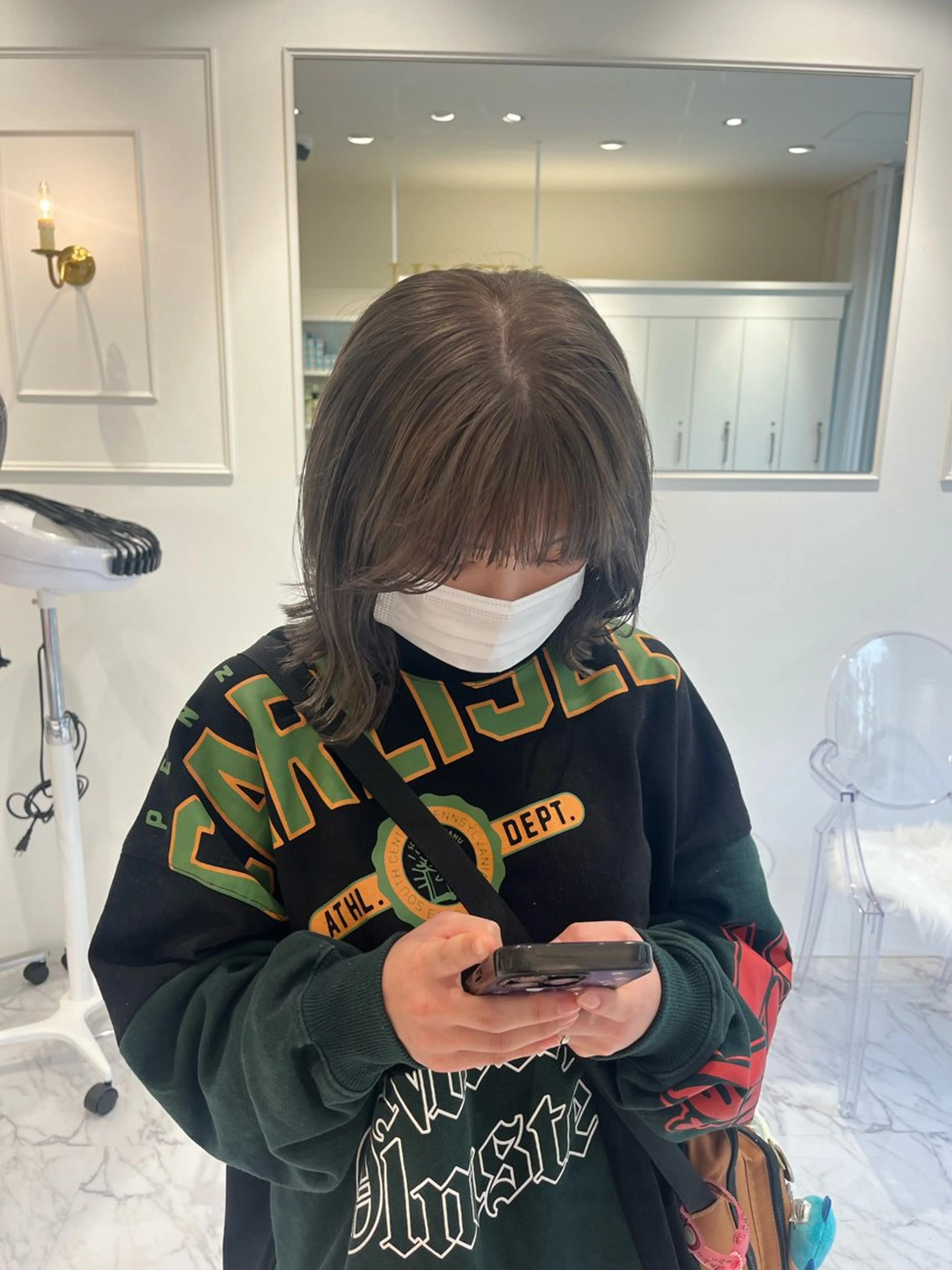 ミディアム ParveMix /石田 佳澄🩶のヘアスタイル