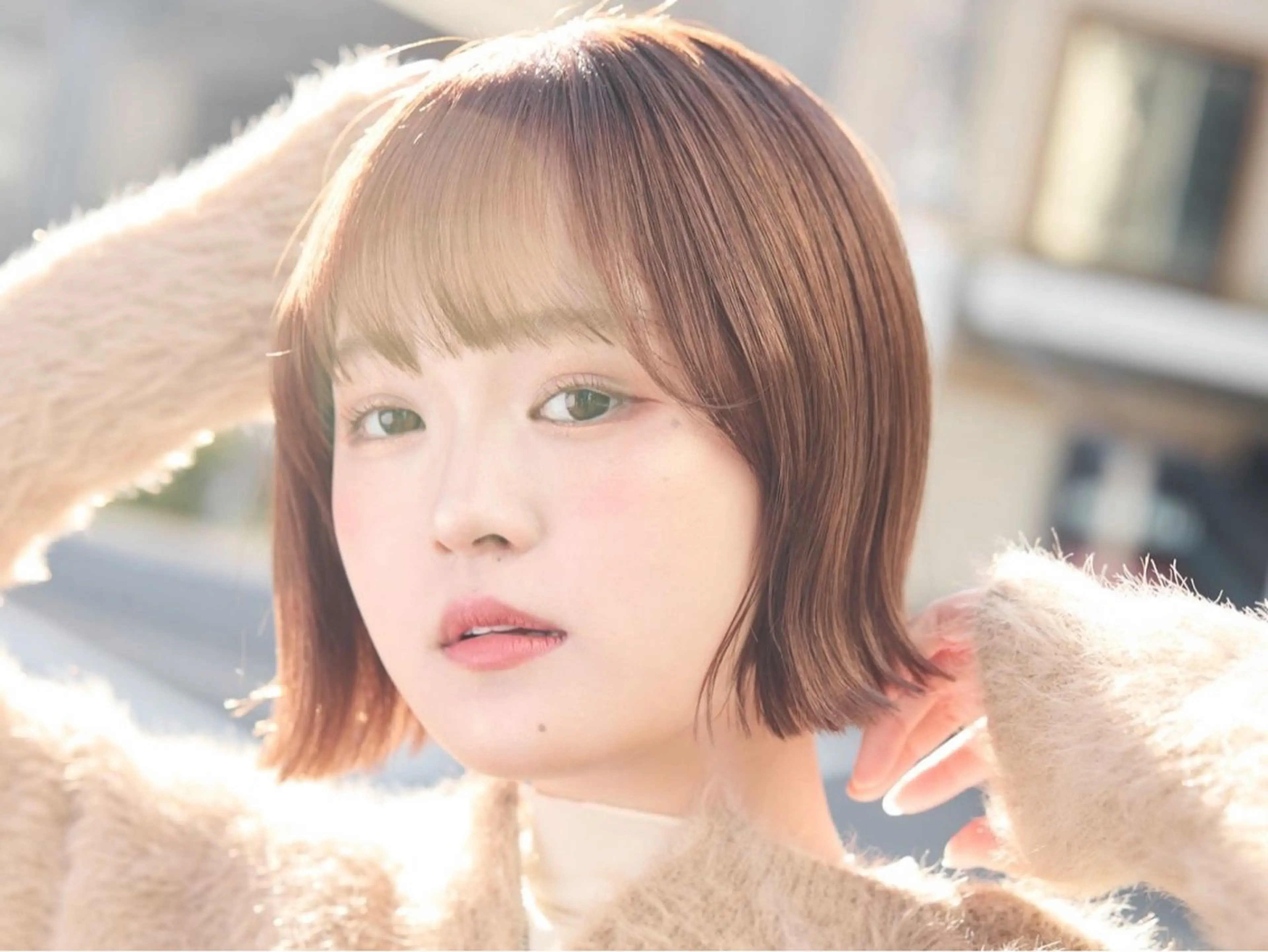 ショート カラー 🫧透明感ケアカラー 守利🫧のヘアスタイル