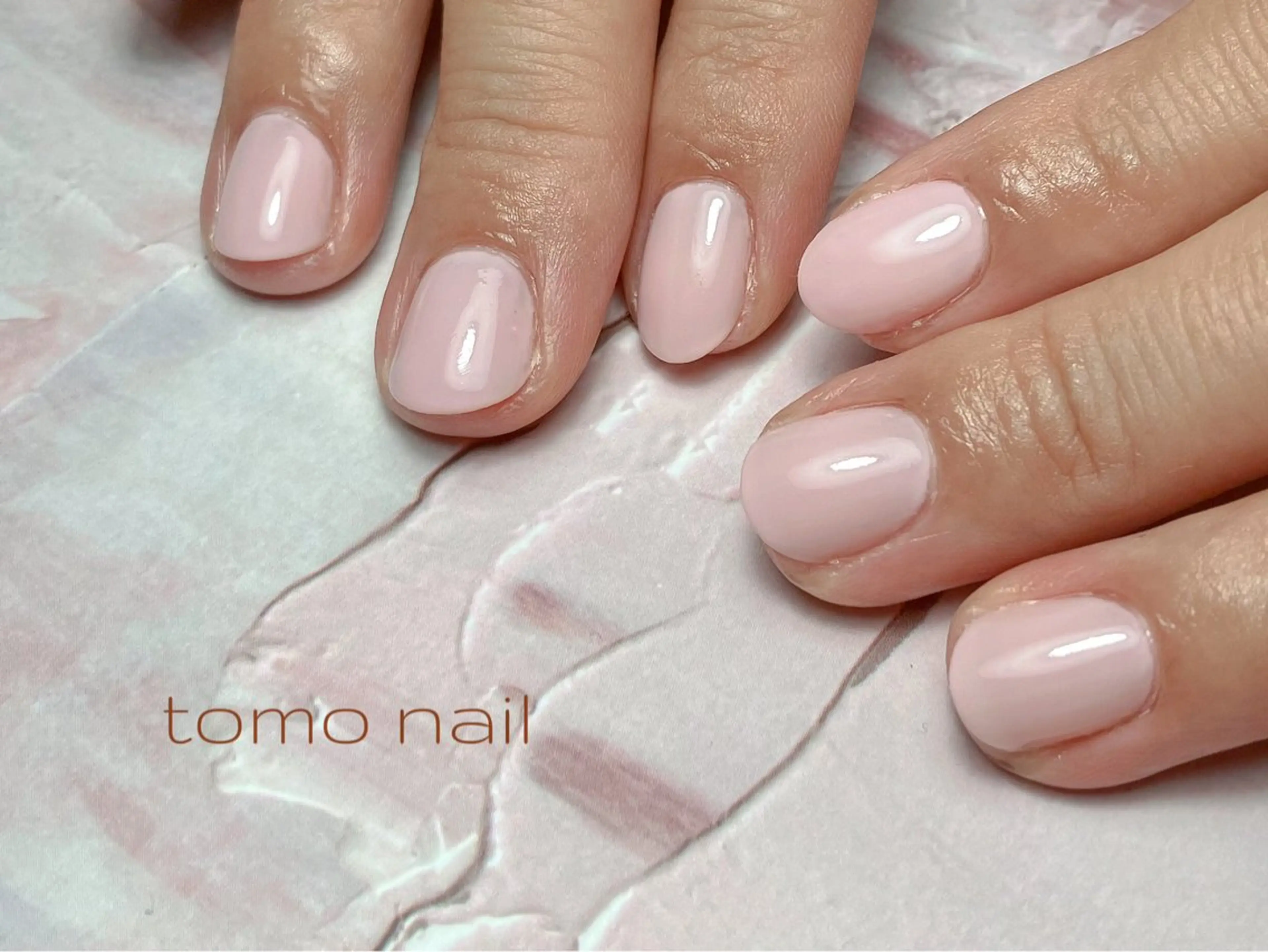 ネイル ジェルネイル ワンカラーネイル nail salon tomoのネイルデザイン