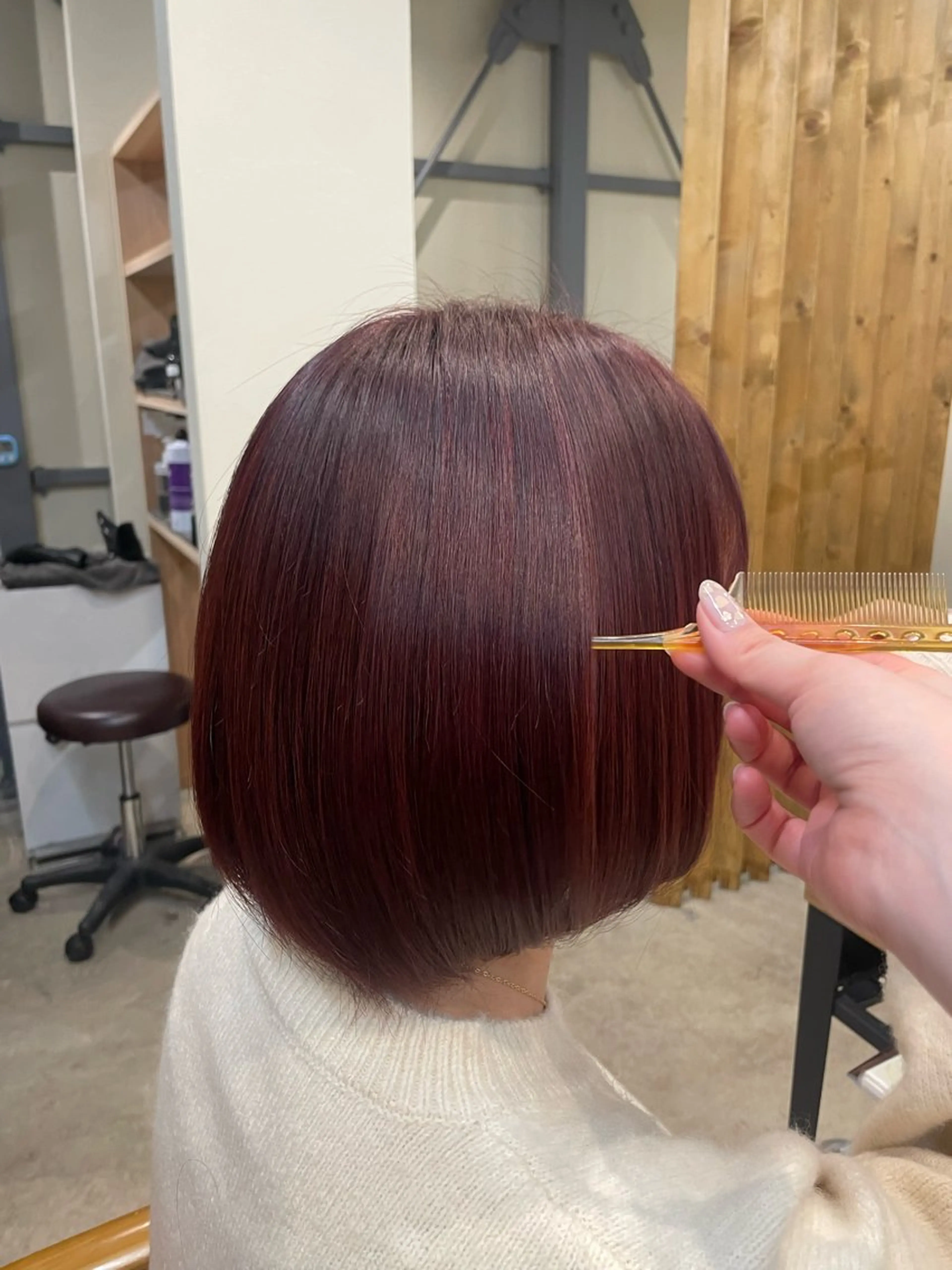 ショート I-FLAT 暮石悠菜のヘアスタイル