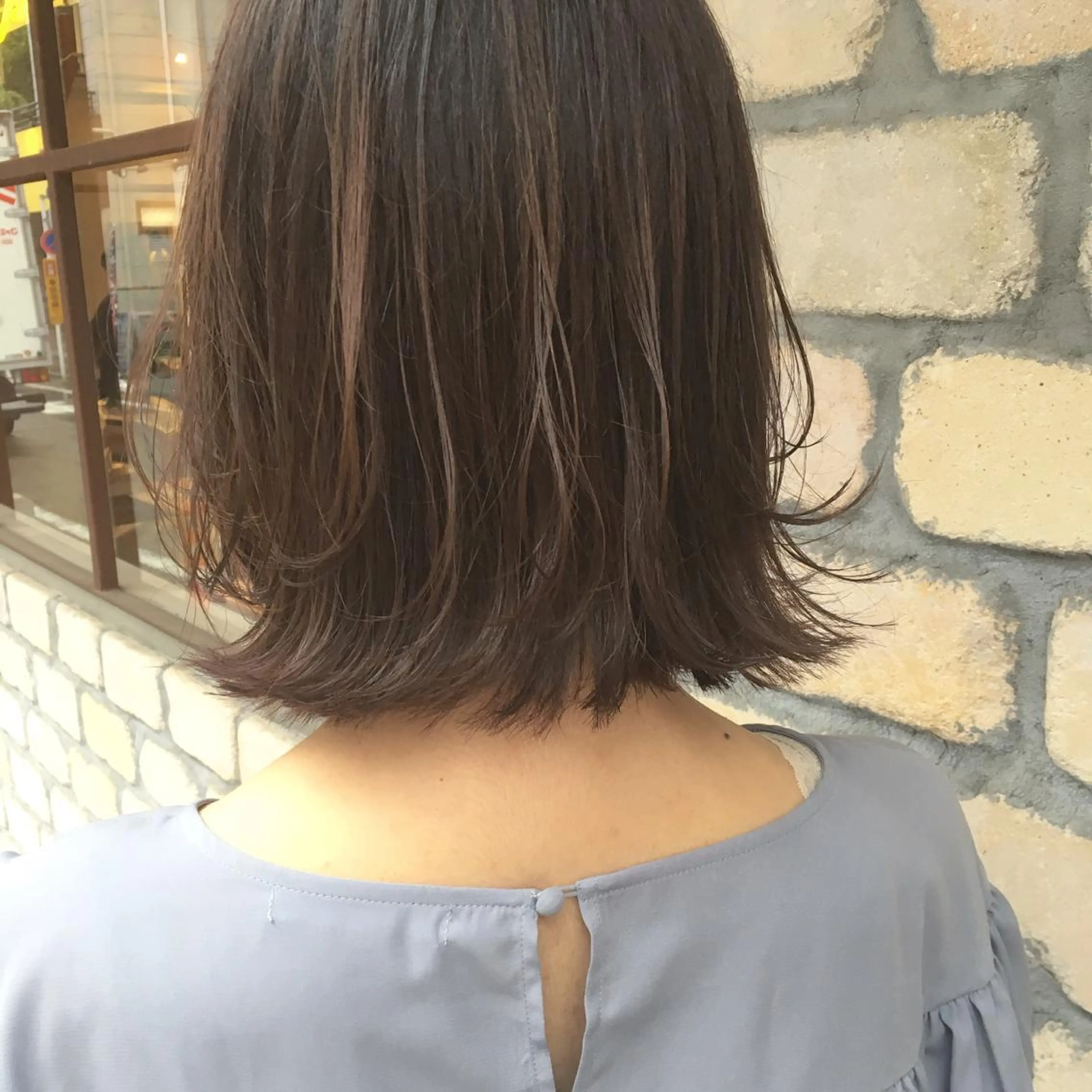 ミディアム カラー ベージュカラー ハイライトカラー ハイライト マンツーマン美容師 立川　♡MIHO♡のヘアスタイル