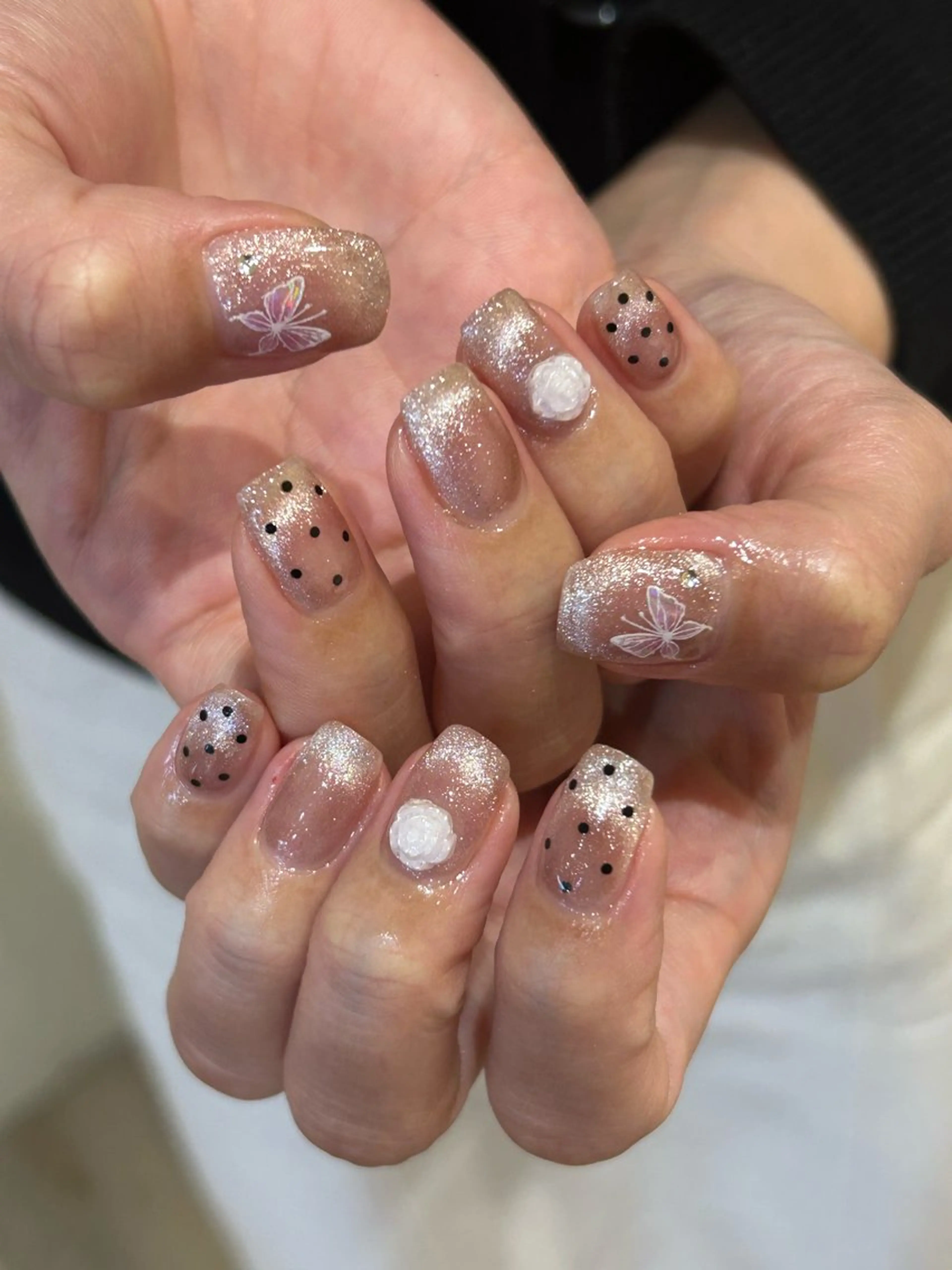 ネイル ハンドネイル Mana  🫧 パラジェル⌇自由が丘のネイルデザイン