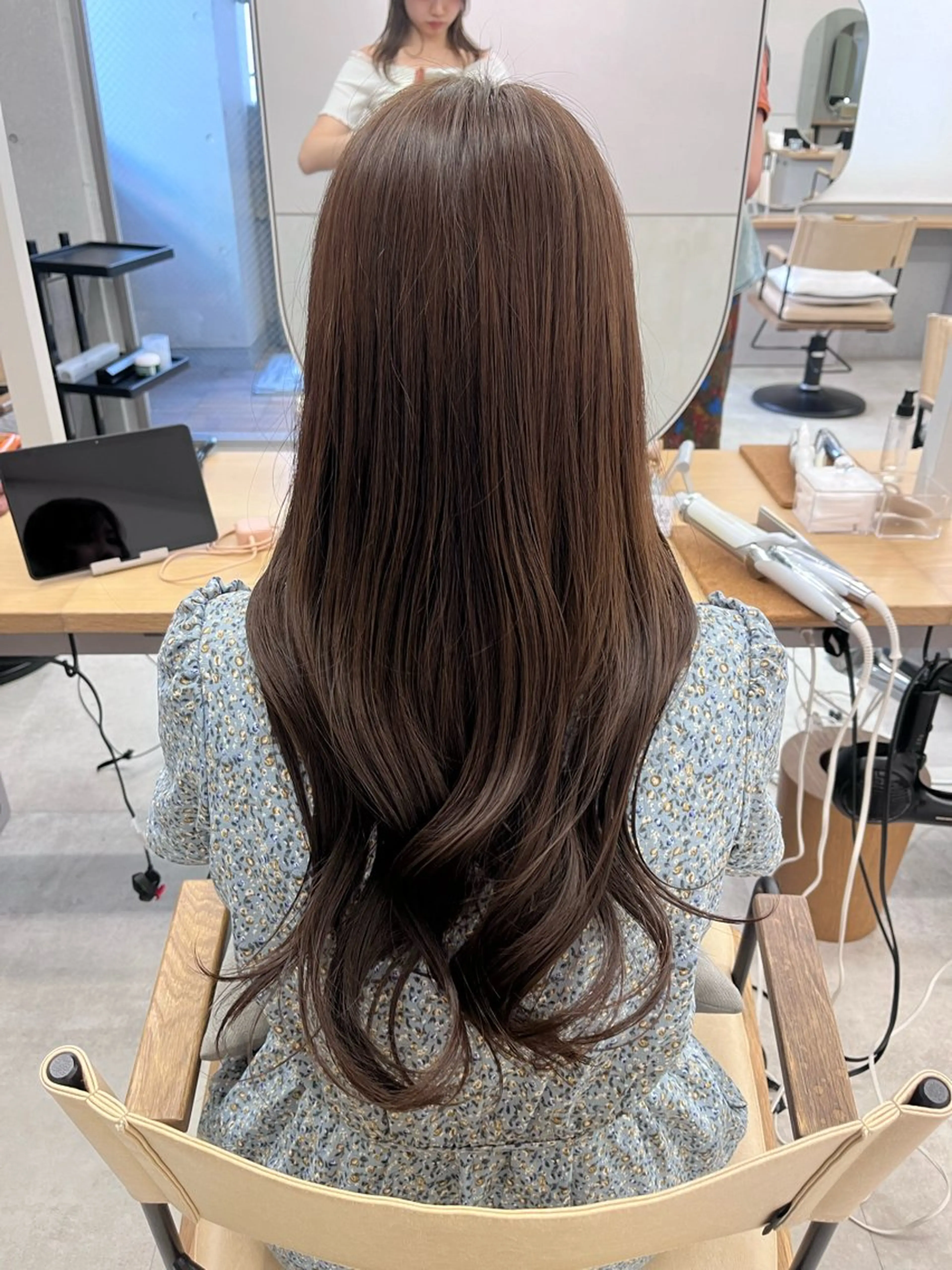 ロング ヘアカラー トリートメント 韓国ヘア/ マナミ🇰🇷🩶のヘアスタイル