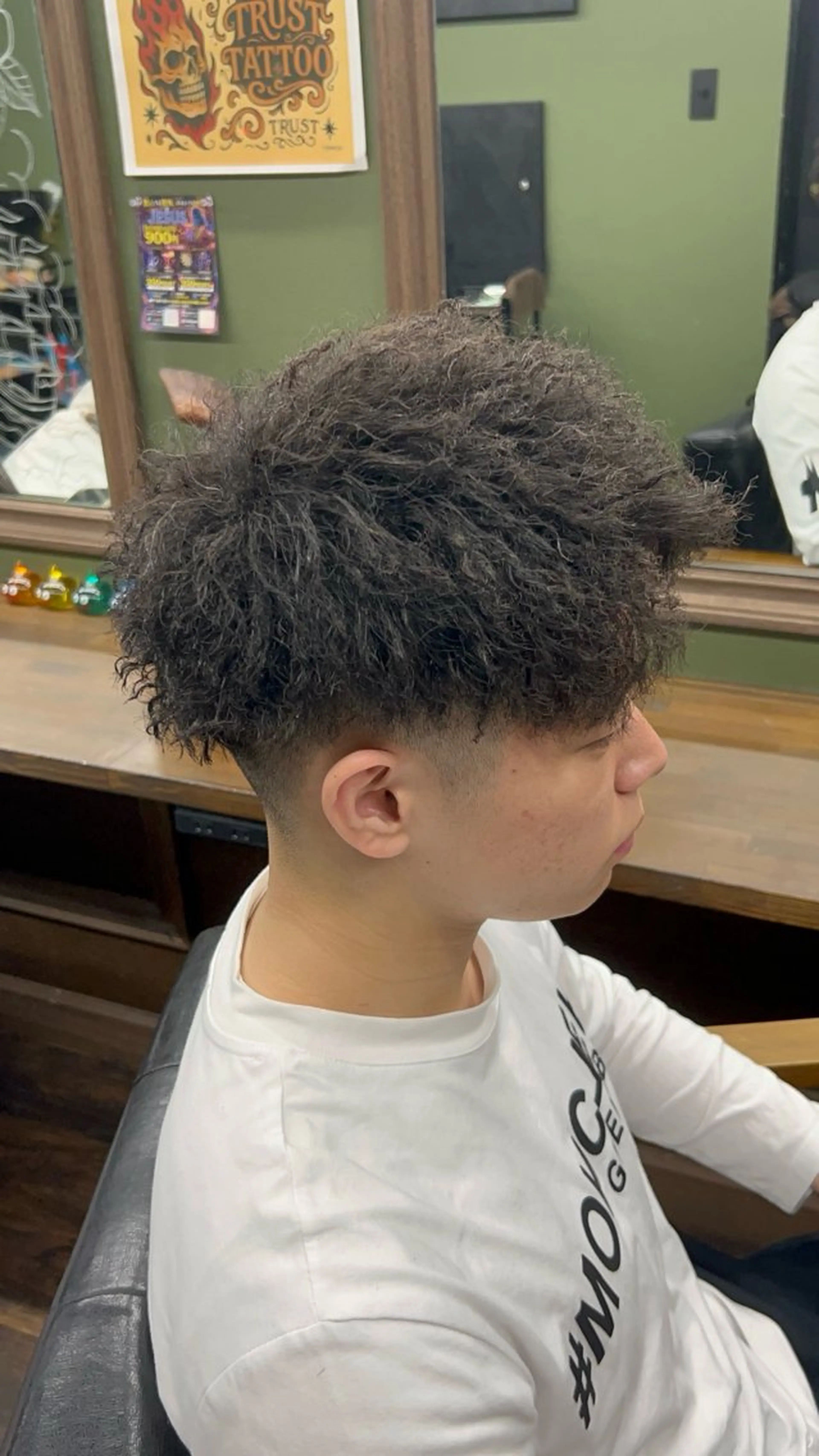 ショート パーマ カット パーマ 三谷 仁のヘアスタイル