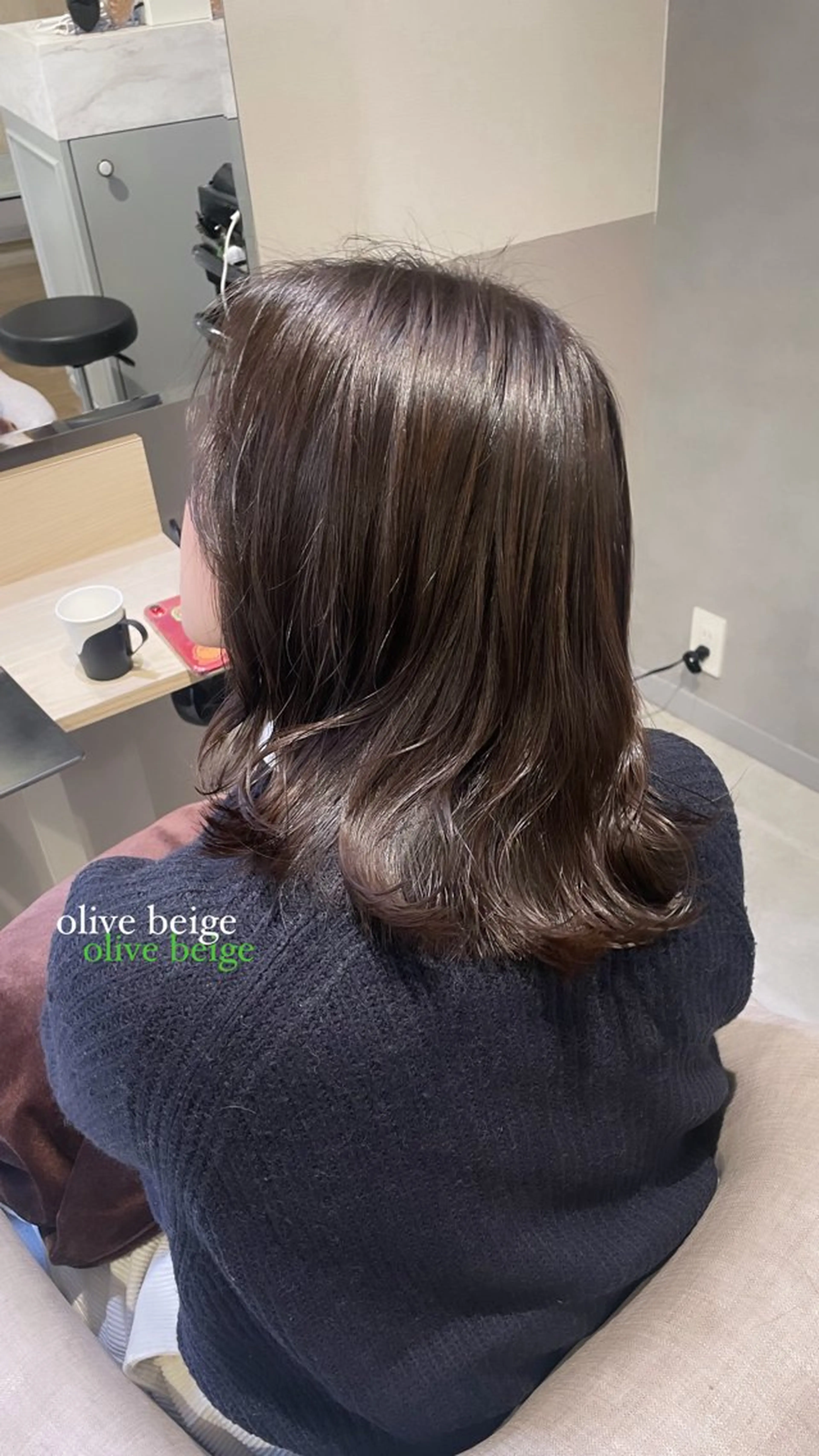 ミディアム カラー カット ヘアカラー ayano / 透明感・くすみカラーのヘアスタイル