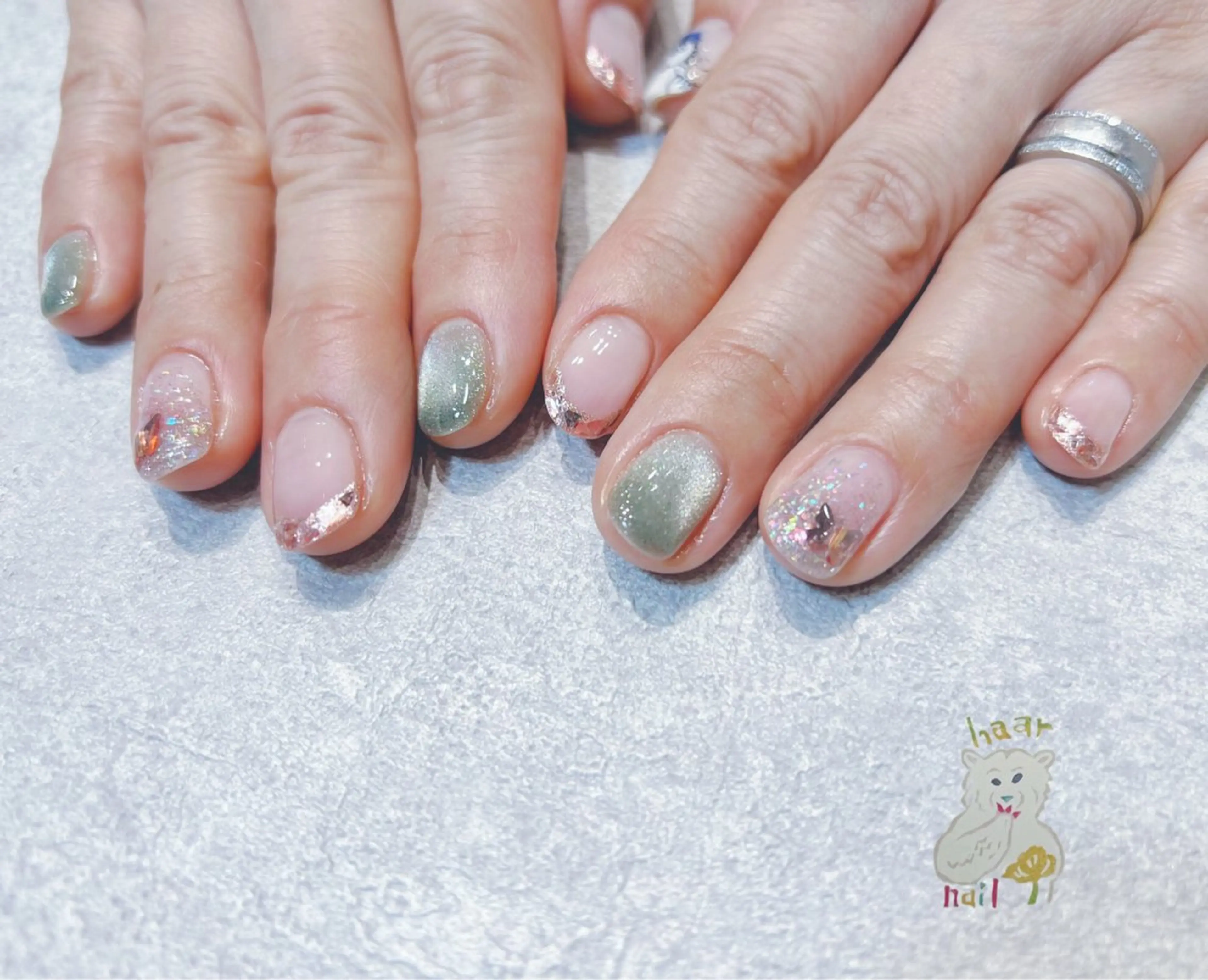 ネイル ハンドネイル 深田 加代のネイルデザイン