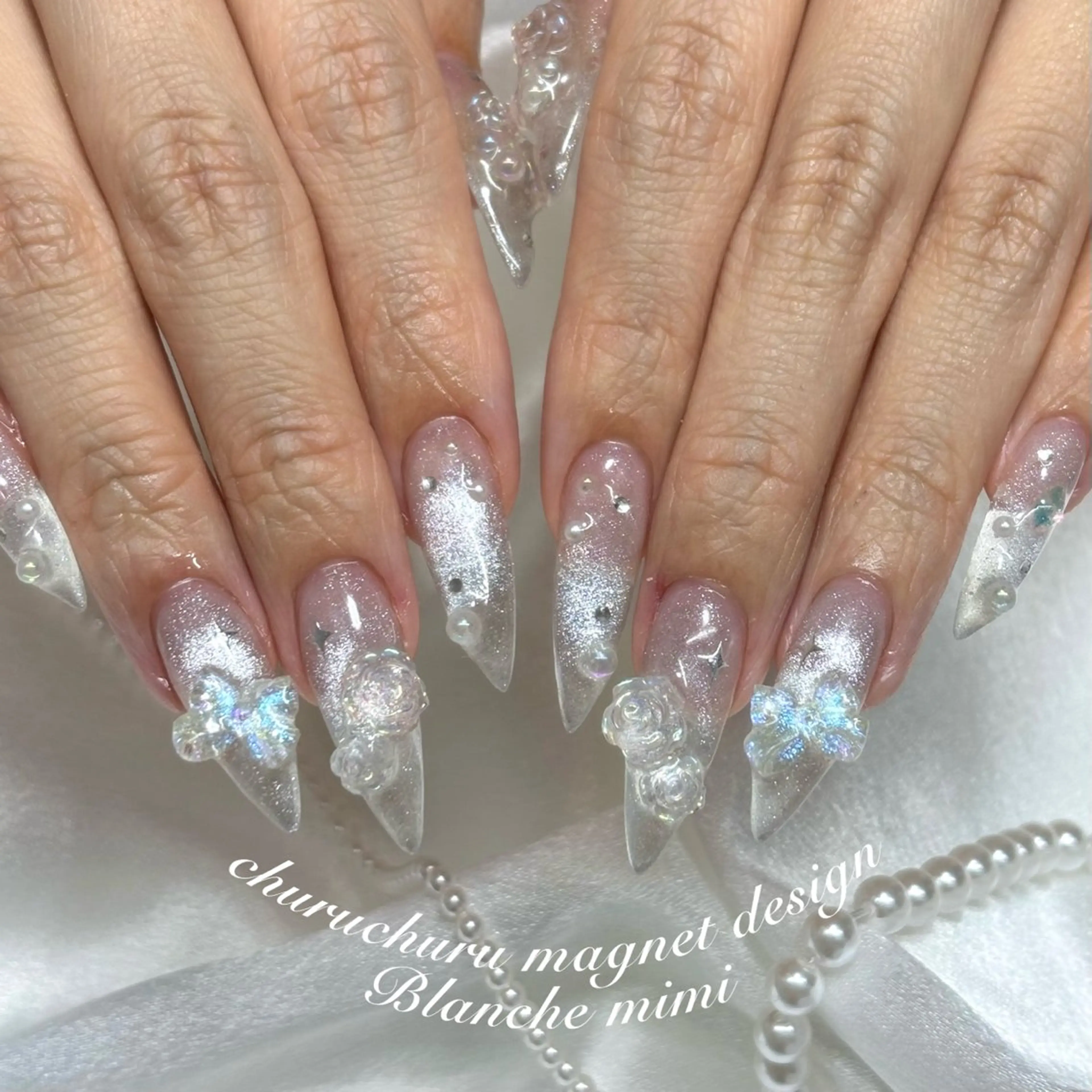 ネイル ハンドネイル Blanche mimi.u_aのネイルデザイン