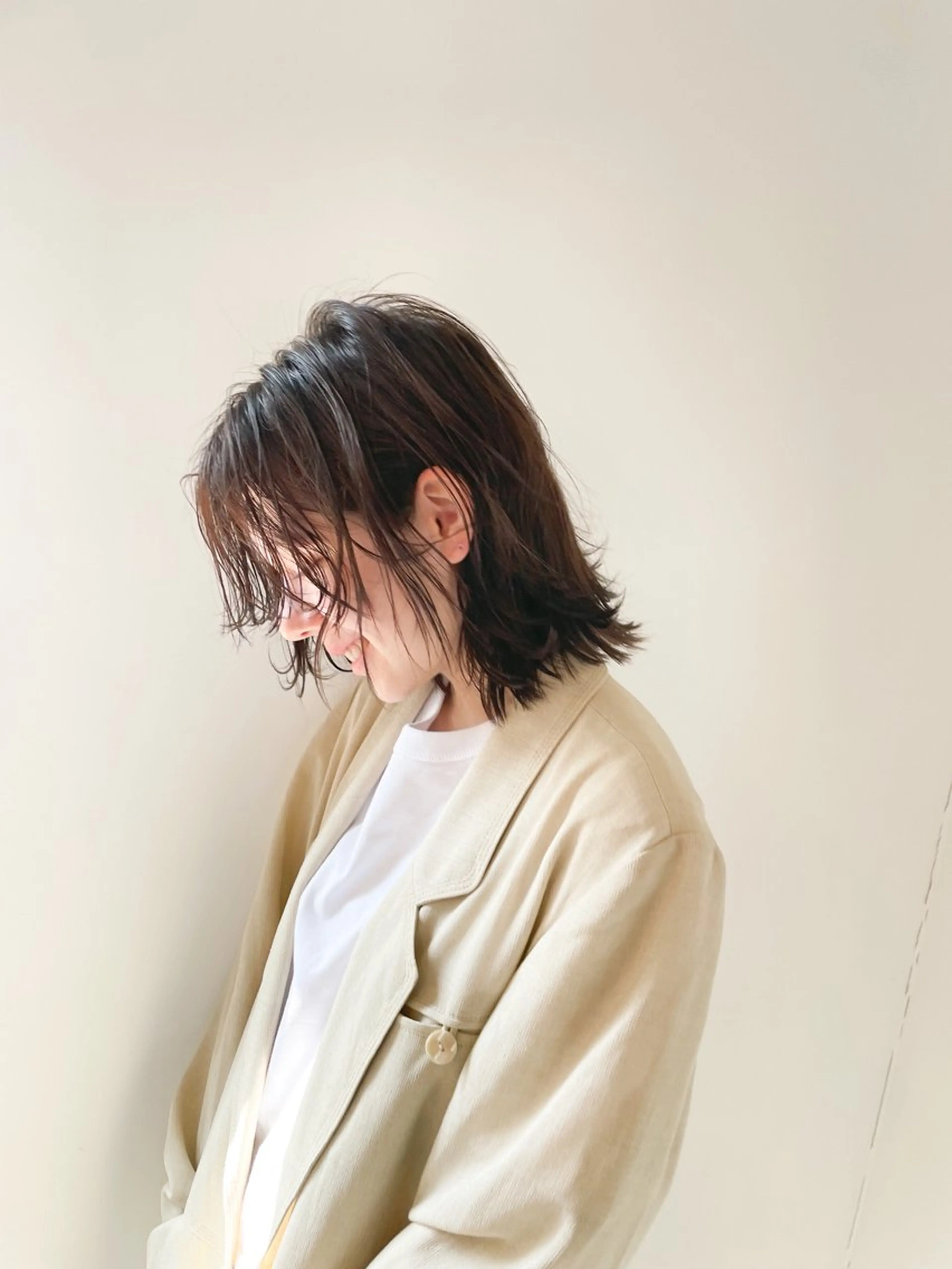 ミディアム カラー ボブ レイヤーカット カット ヘアカラー トリートメント Takuma Suzuki中目黒のヘアスタイル