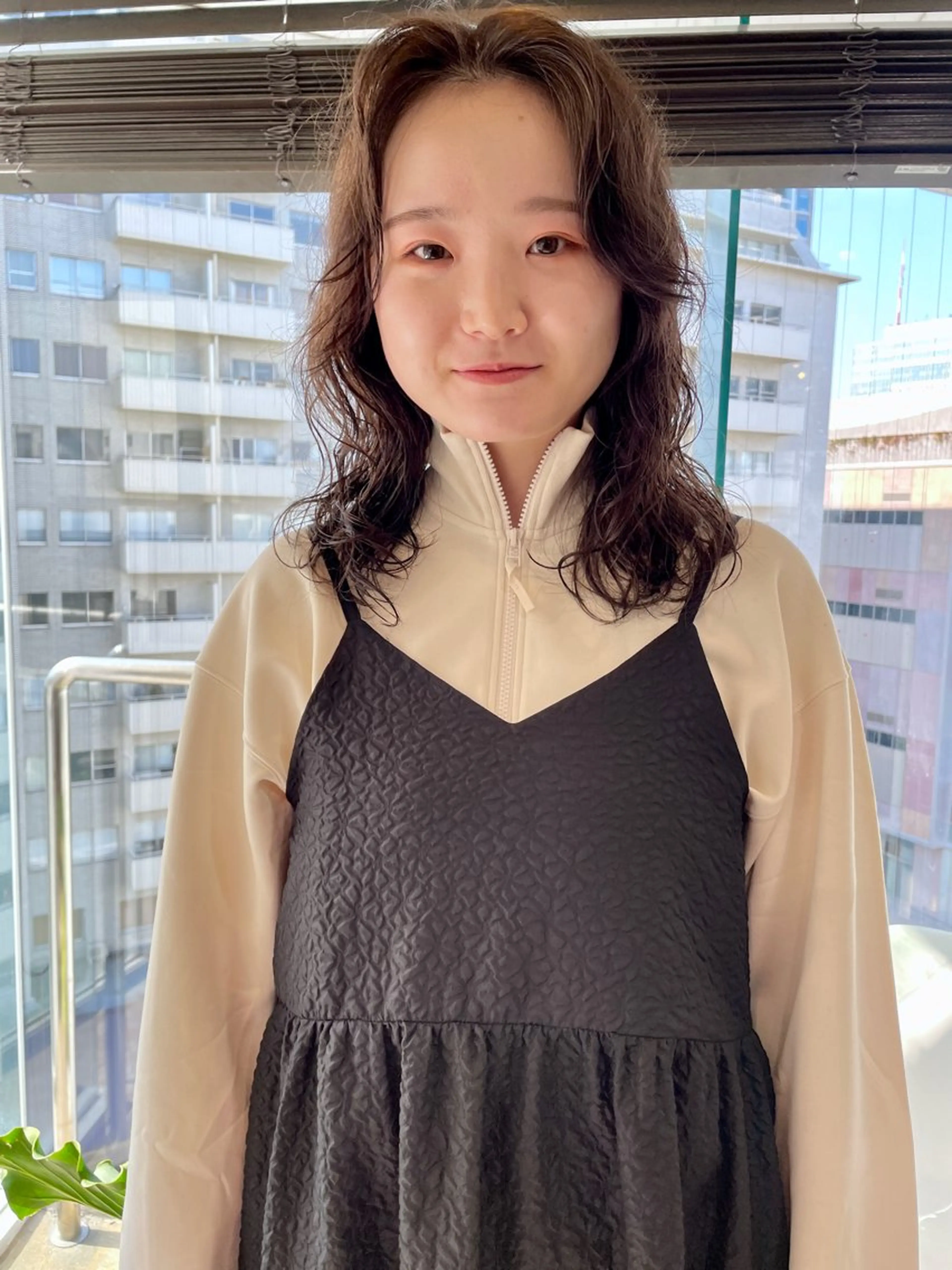 セミロング カラー パーマ カット ヘアカラー パーマ トリートメント レイヤー／似合わせ TAKUYAのヘアスタイル