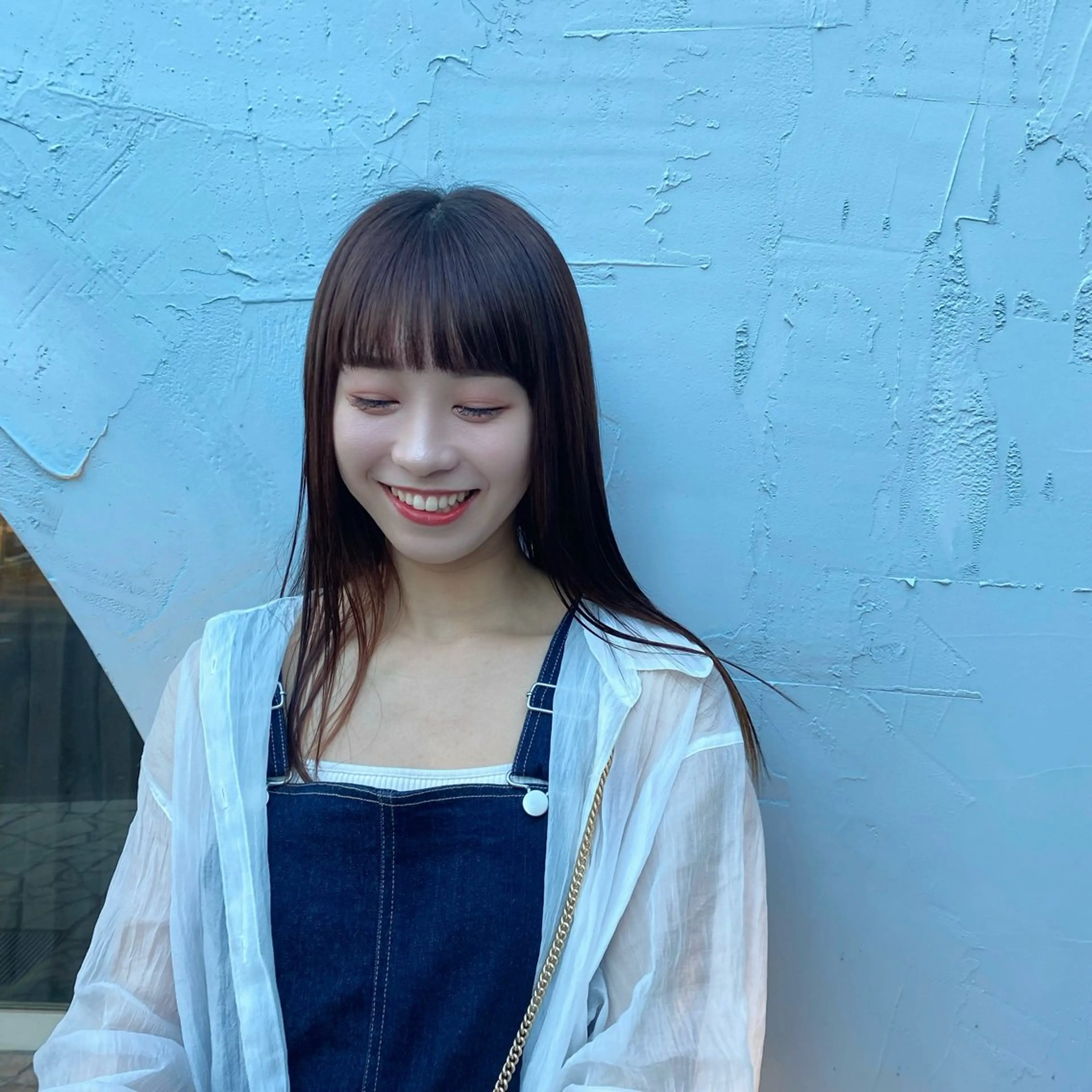 ロング パーマ 髪質改善 縮毛矯正 ストレートパーマ カット 縮毛矯正 ウルフ/レイヤー /髪質改善　ナユタのヘアスタイル