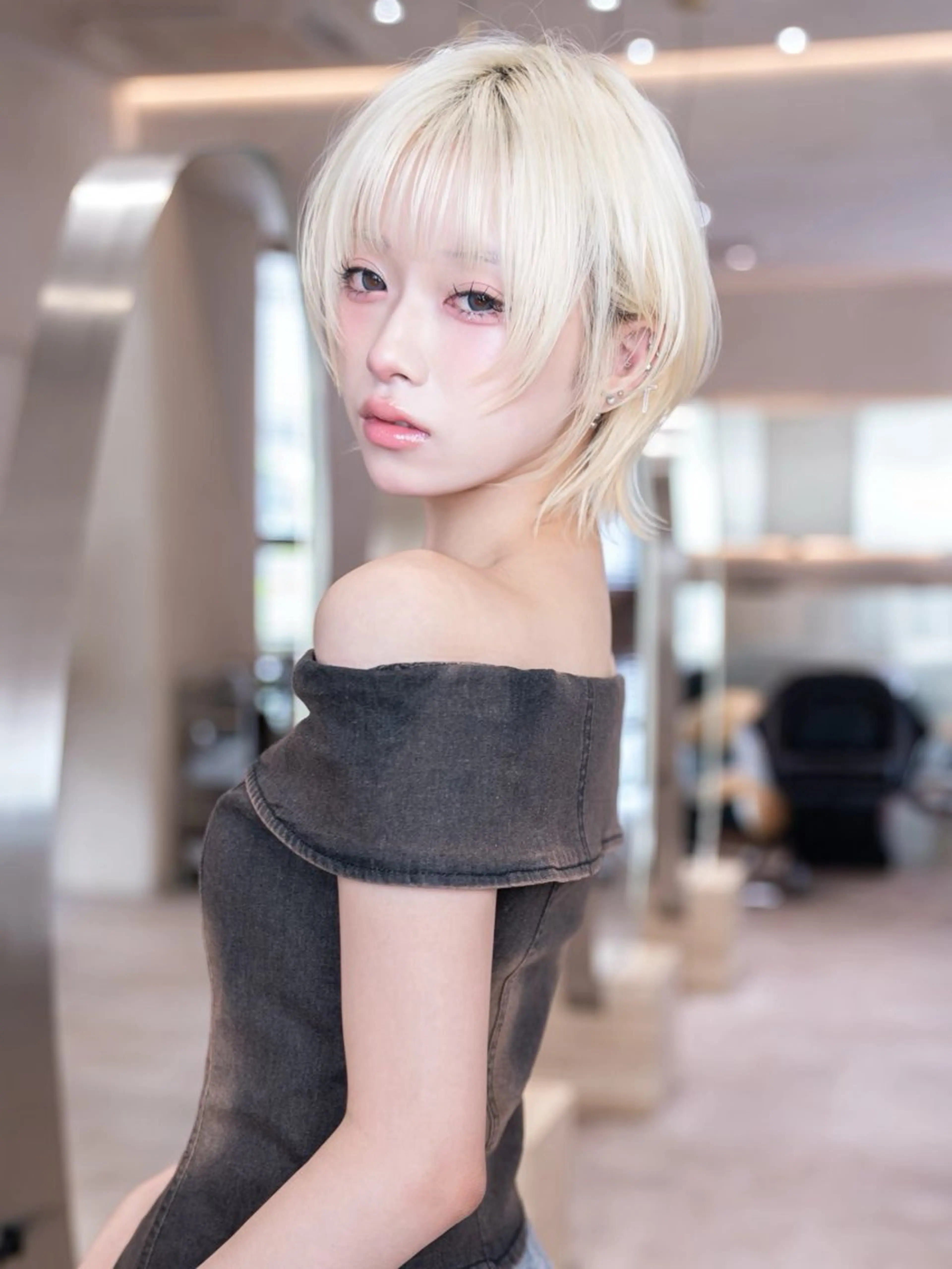 【✨ブリーチクーポン✨】似合わせカット+ケアブリーチカラー+ケアトリートメントの写真