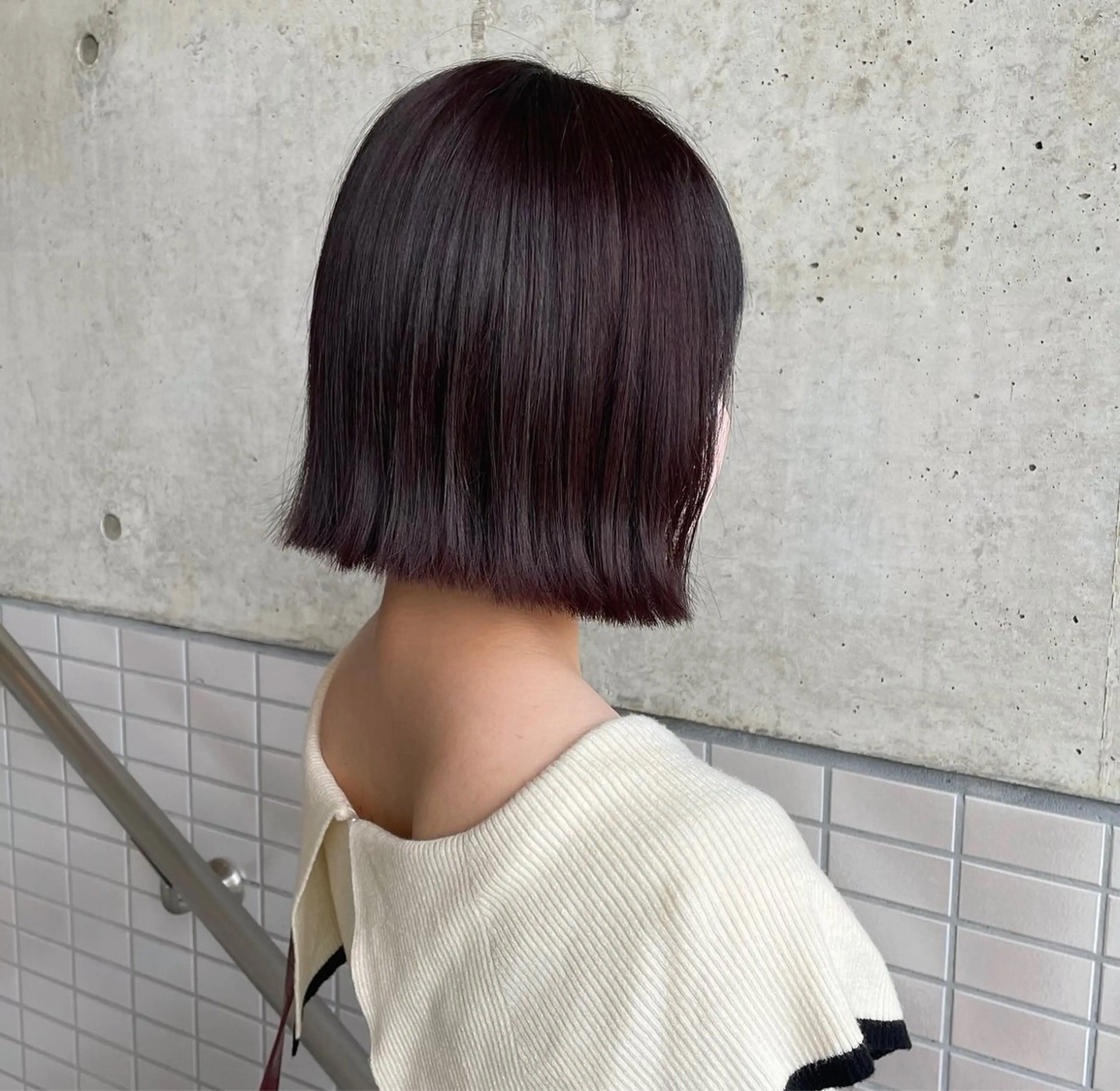 ミディアム カット ヘアカラー レビジュヘア 京都/桂のヘアスタイル