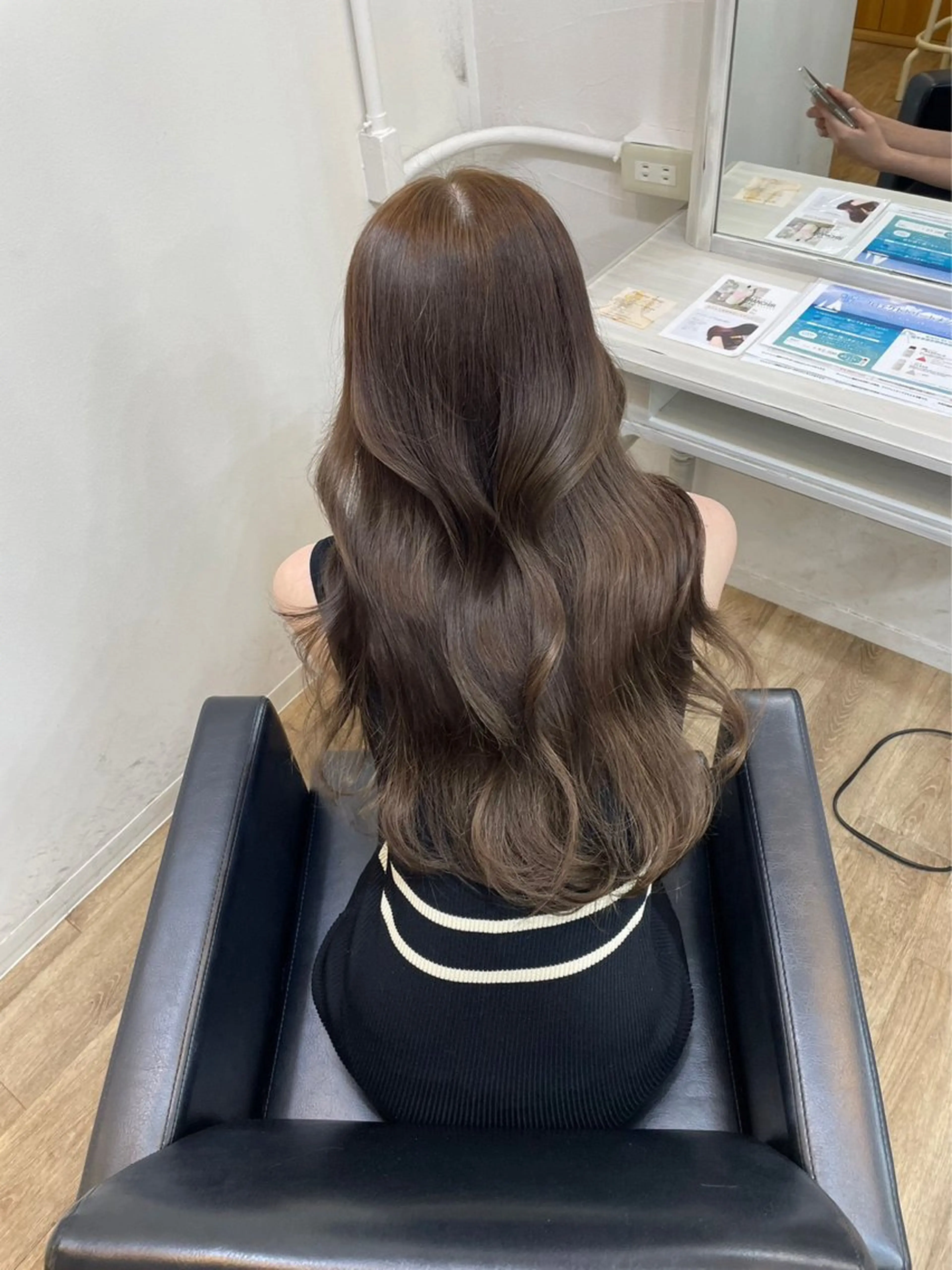 ロング カラー ヘアカラー トリートメント まほ/ カラーモデル募集中のヘアスタイル