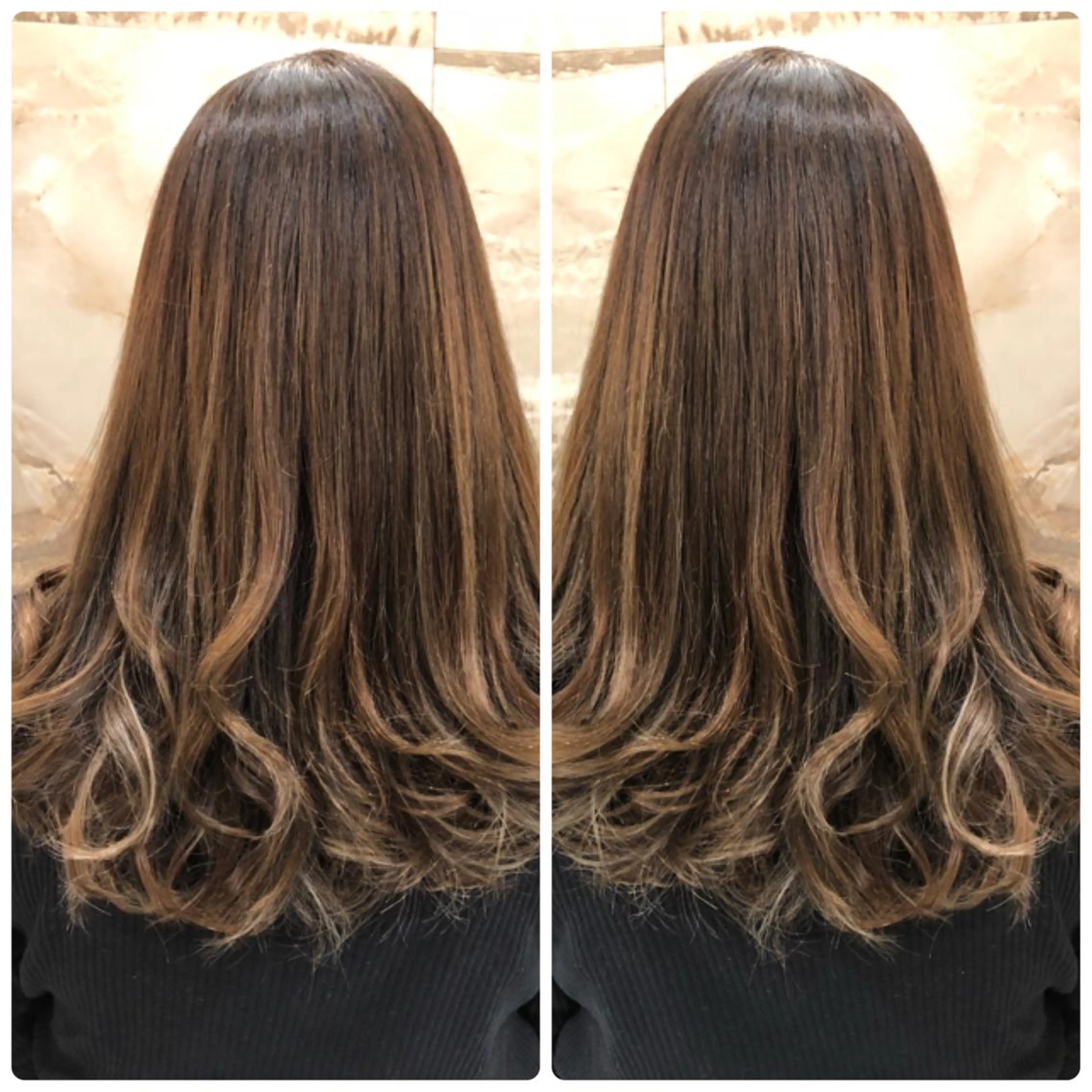 セミロング カラー グレージュ ハイライトカラー ハイライト ヘアカラー トリートメント 小山内 龍一郎 店長のヘアスタイル