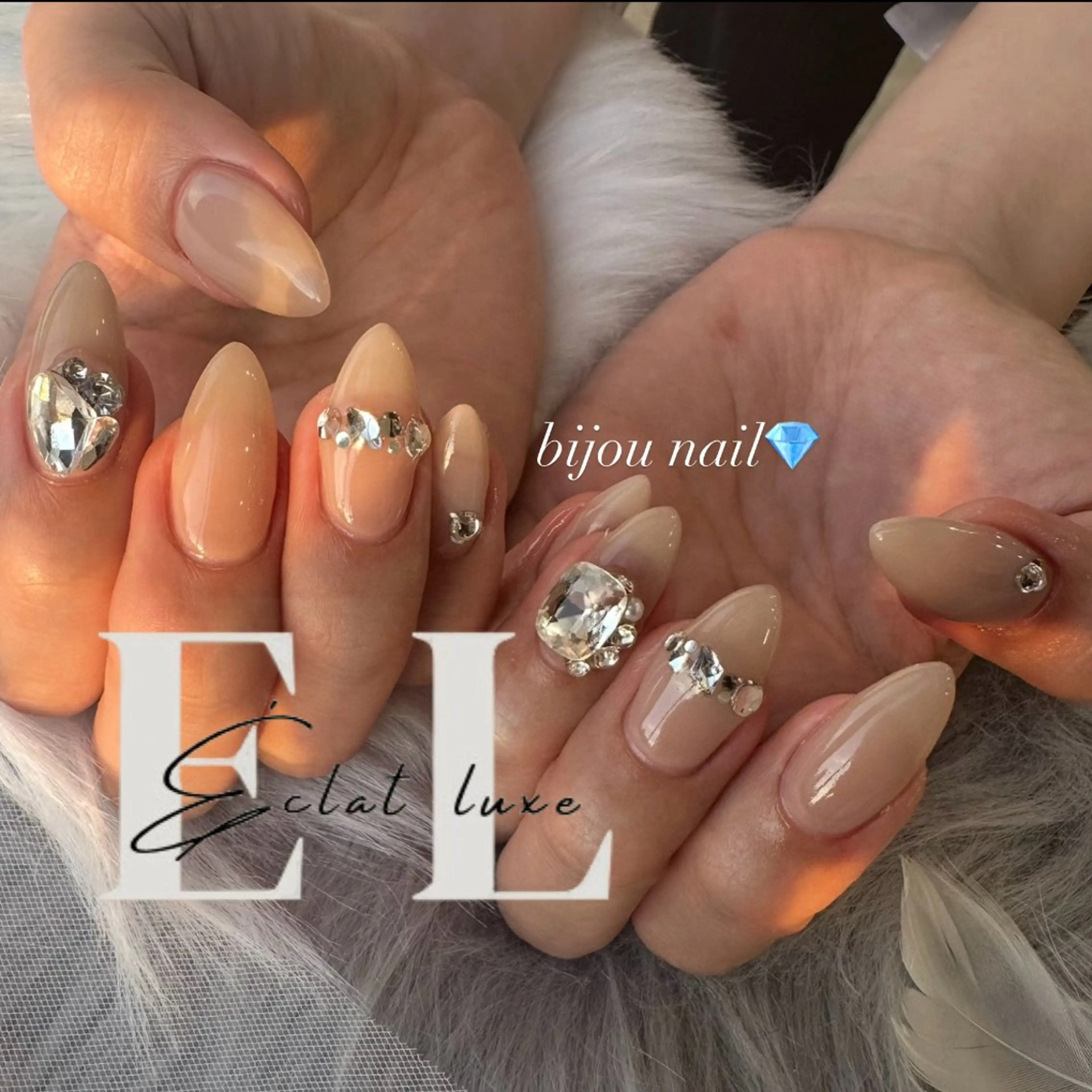 ネイル 韓国ネイル マグネットネイル ニュアンスネイル オフィスネイル ワンホンネイル 倉石 百恵のネイルデザイン