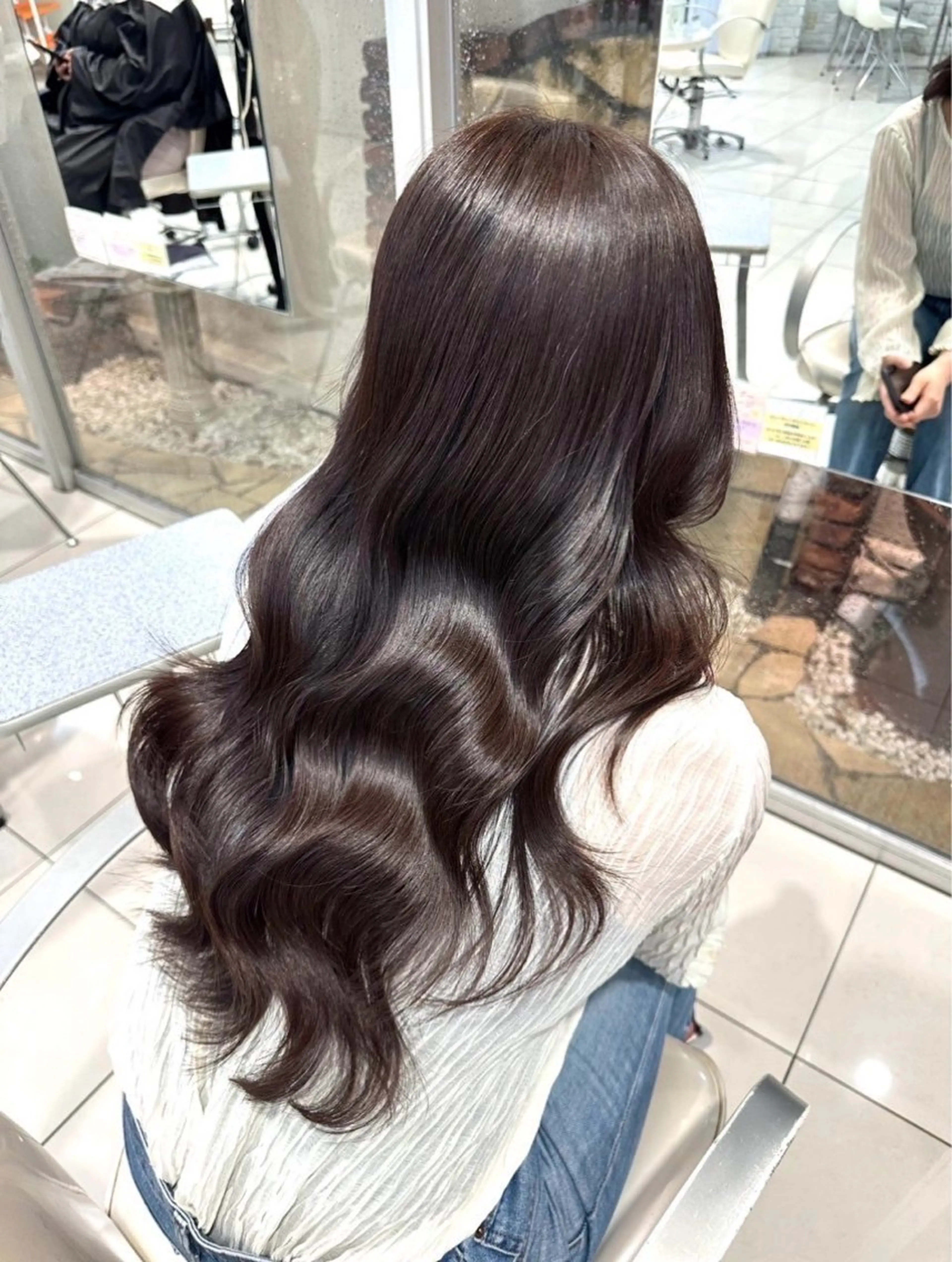 ロング トリートメント 髪質改善カラー✨ るな🕊🫧のヘアスタイル