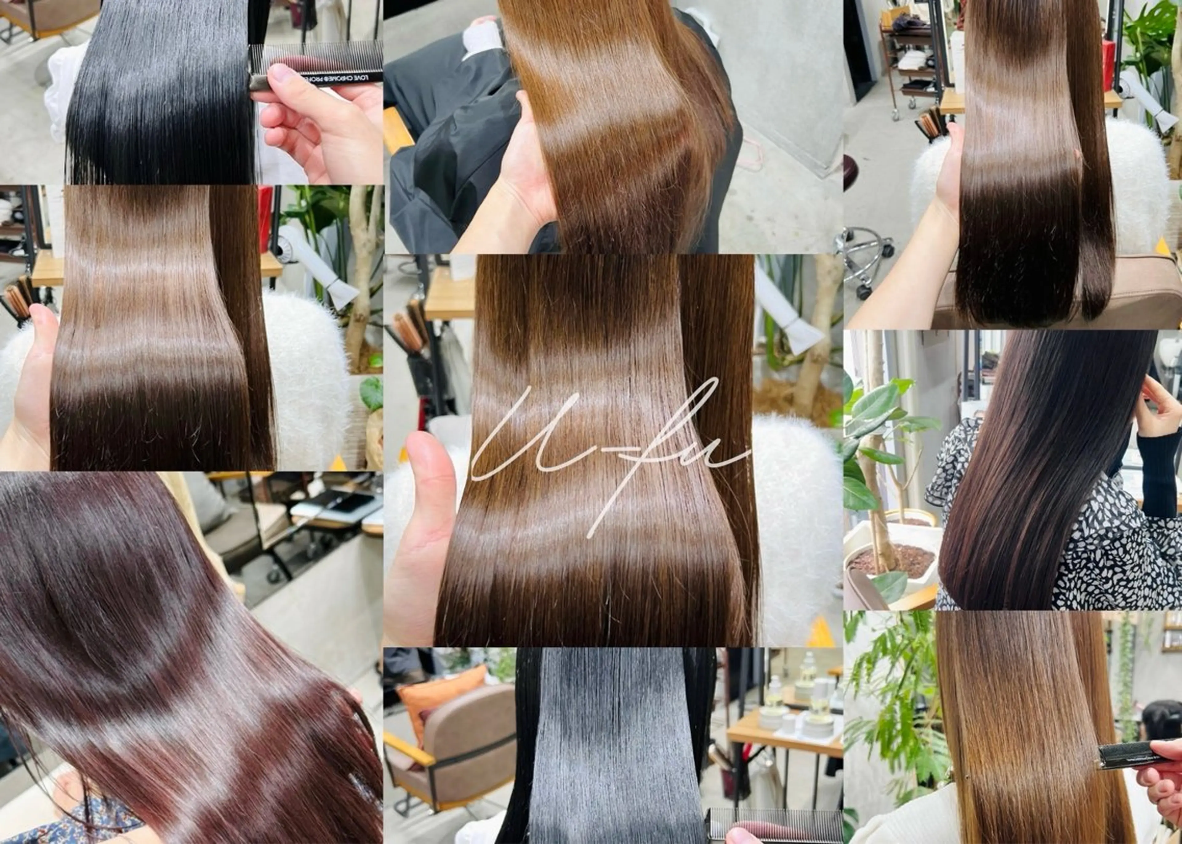 ロング 髪質改善 U-fuショート 伊藤拓海のヘアスタイル