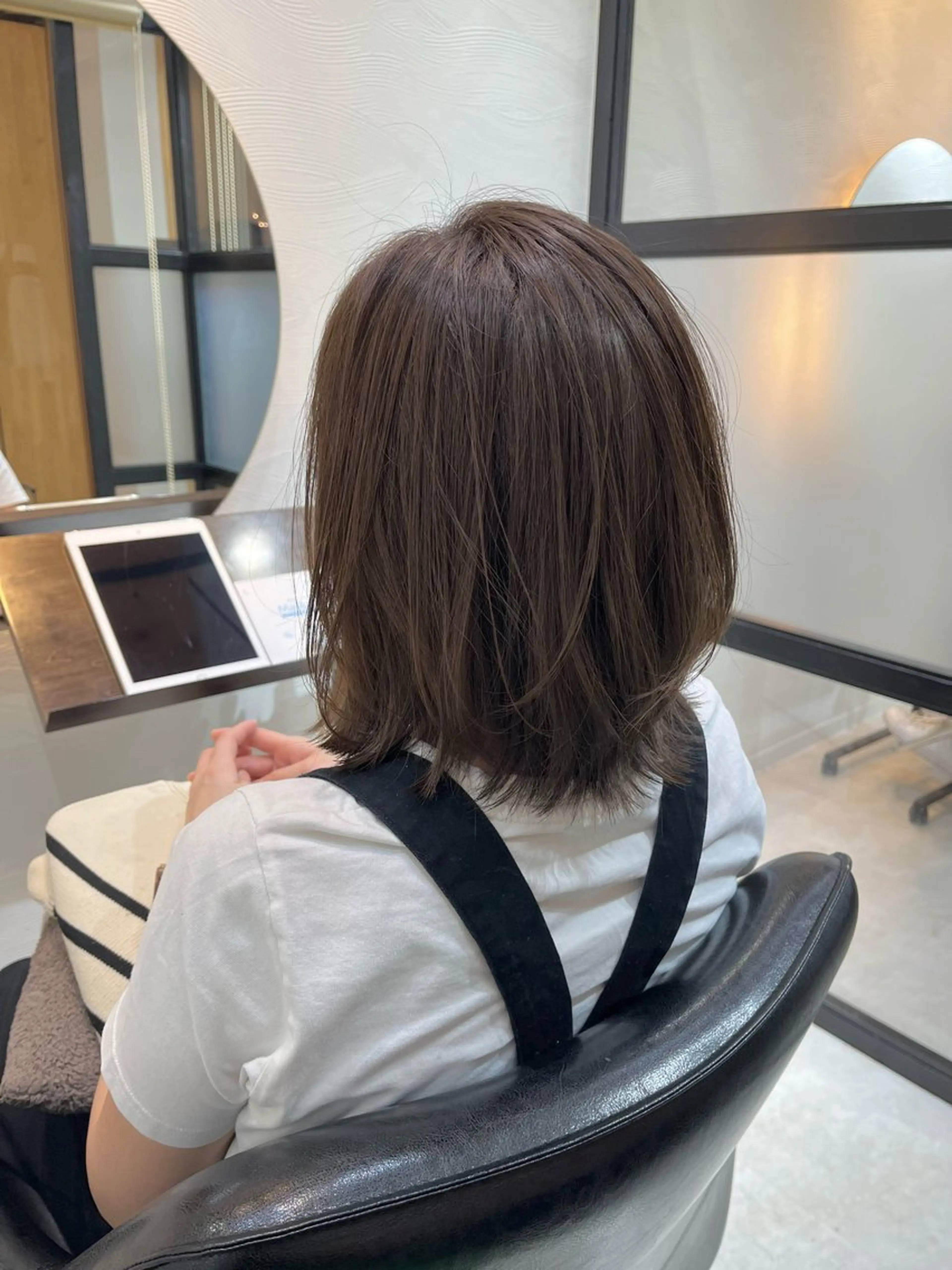 ミディアム カラー 【ニュアンスカラー・ 髪質改善】スズキカナのヘアスタイル