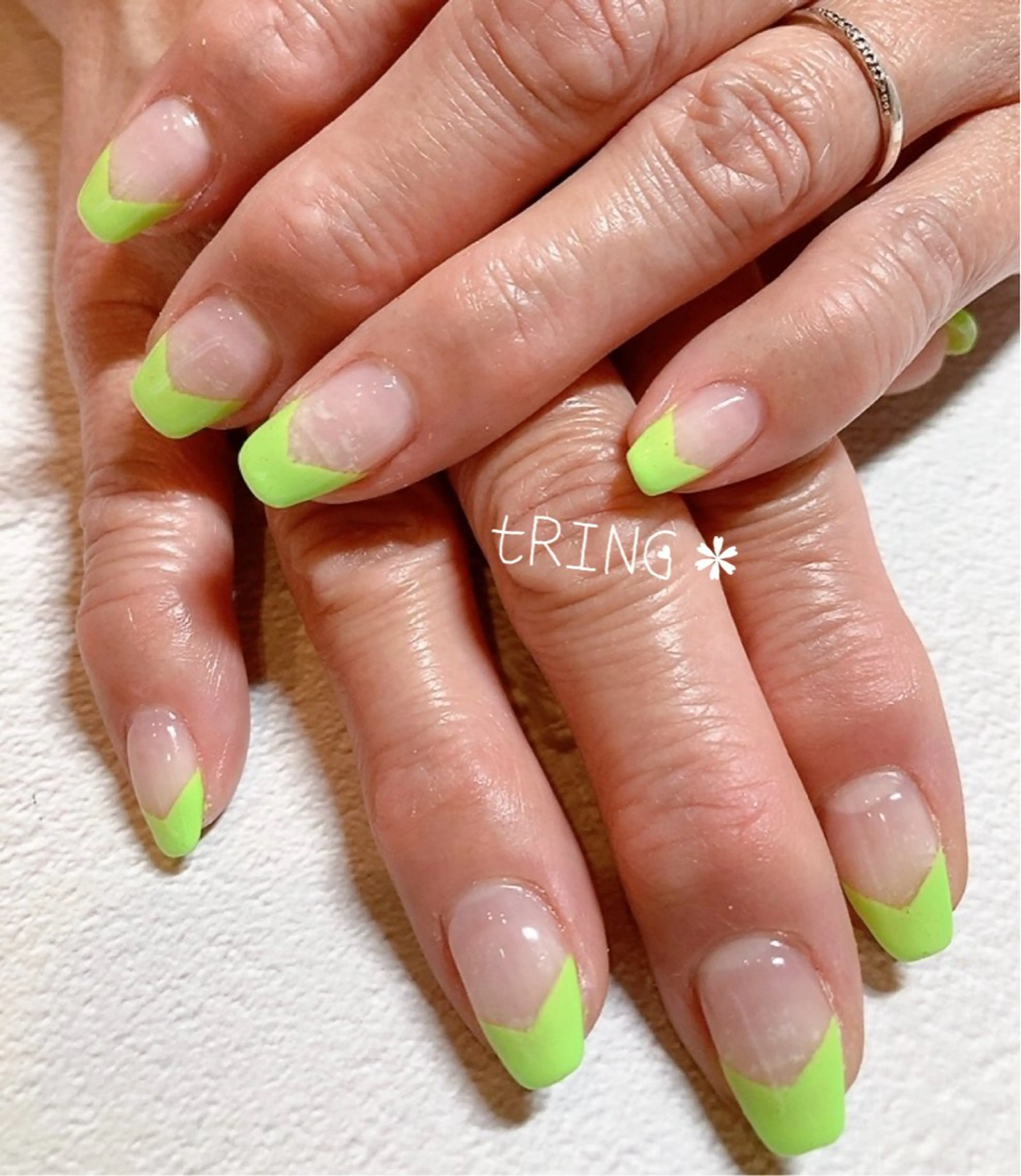 ネイル ハンドネイル tRING＊ しいの木台のネイルデザイン