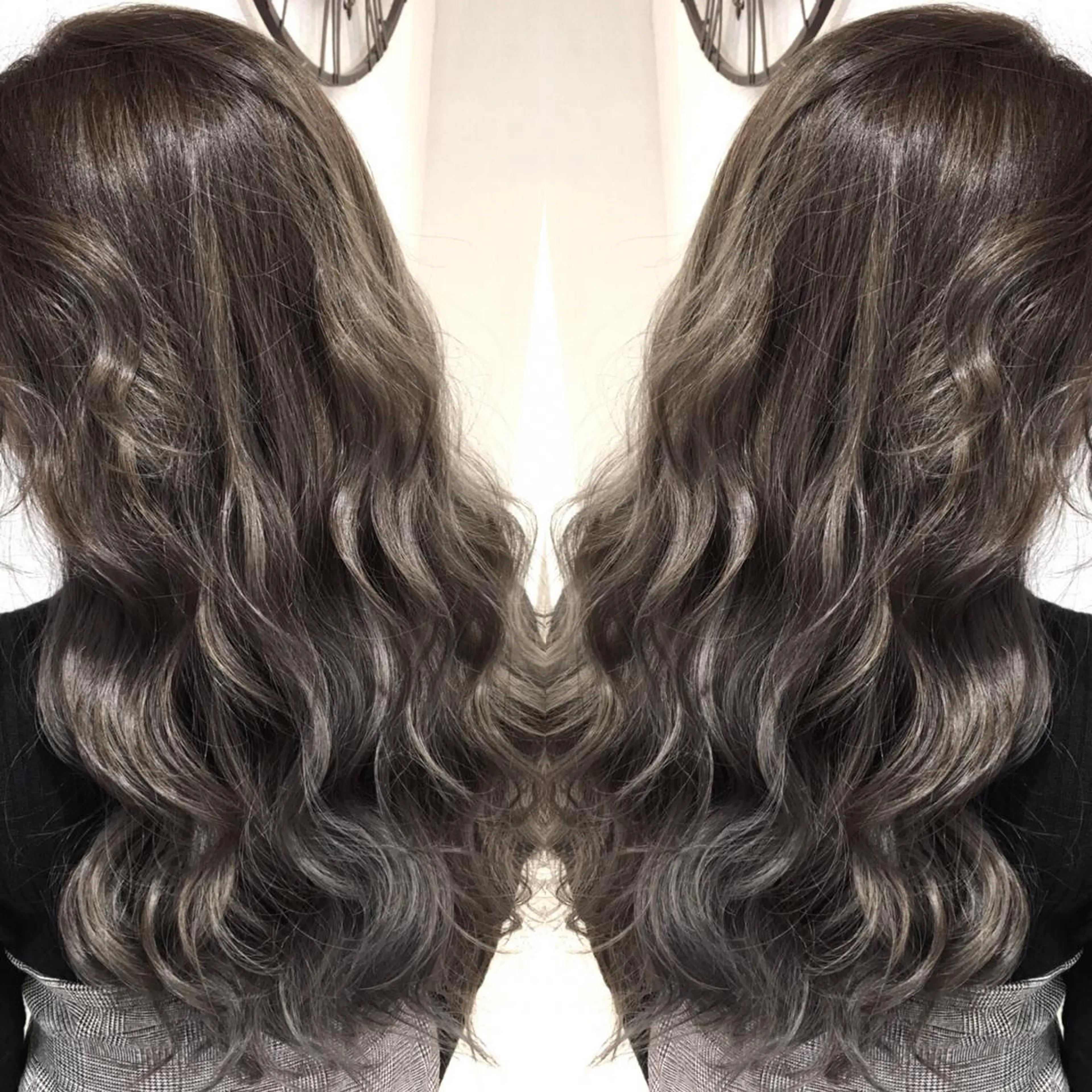 ロング カラー ハイライトカラー 3Dハイライト ハイライト ヘアカラー トリートメント 井上 一平のヘアスタイル