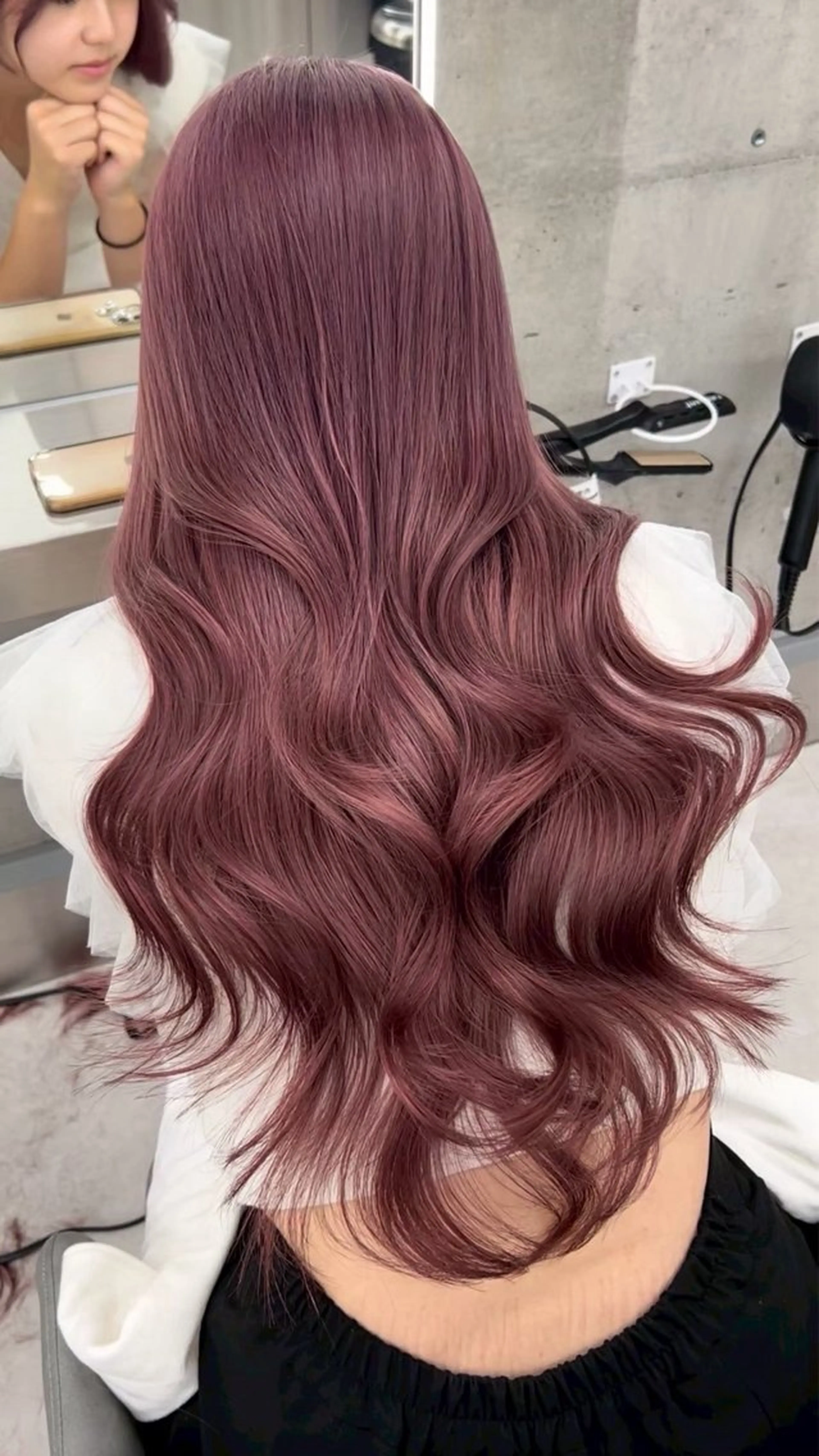 ロング モリシタ チョウのヘアスタイル
