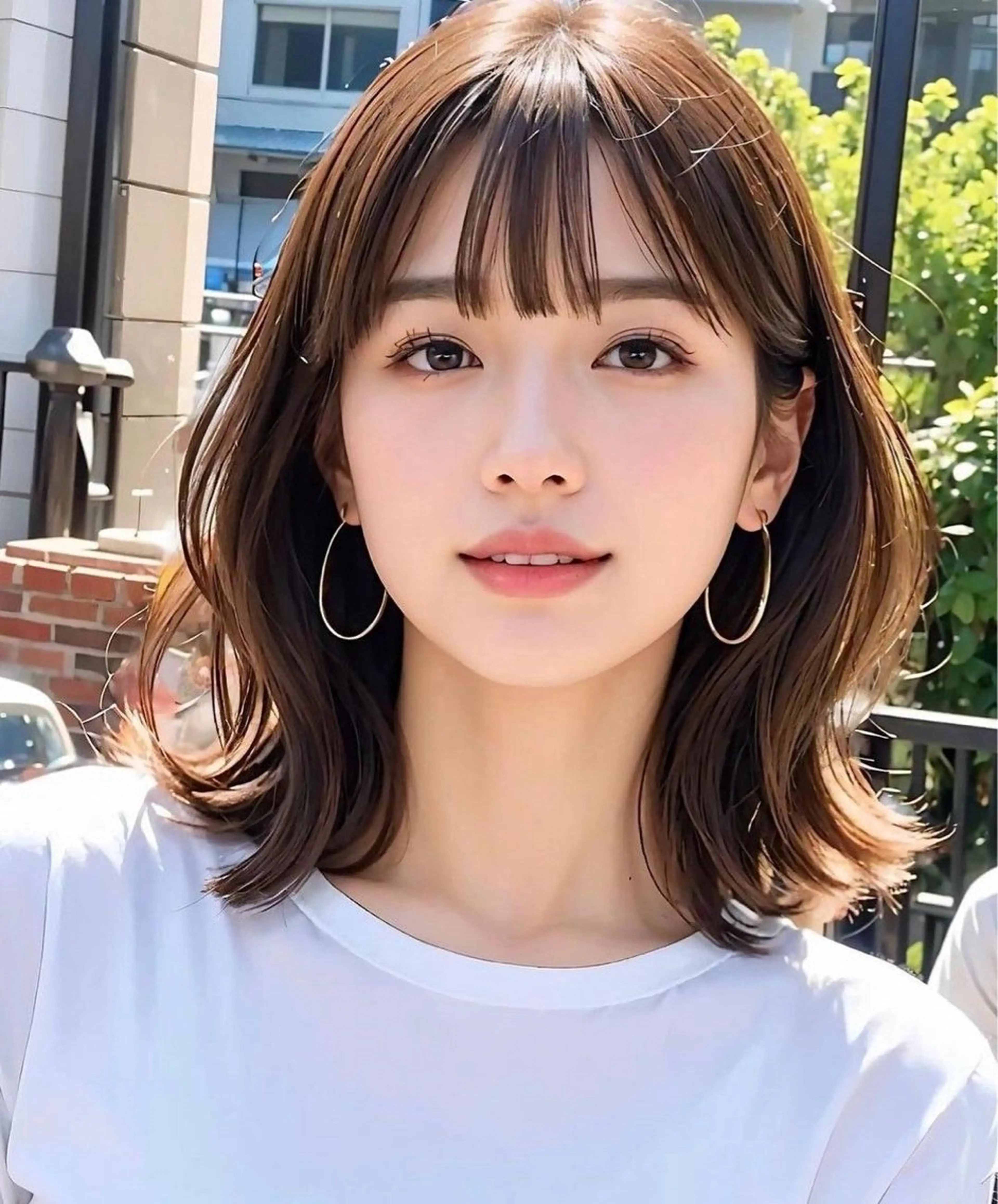 ミディアム 韓国風スタイル 北田陸斗のヘアスタイル