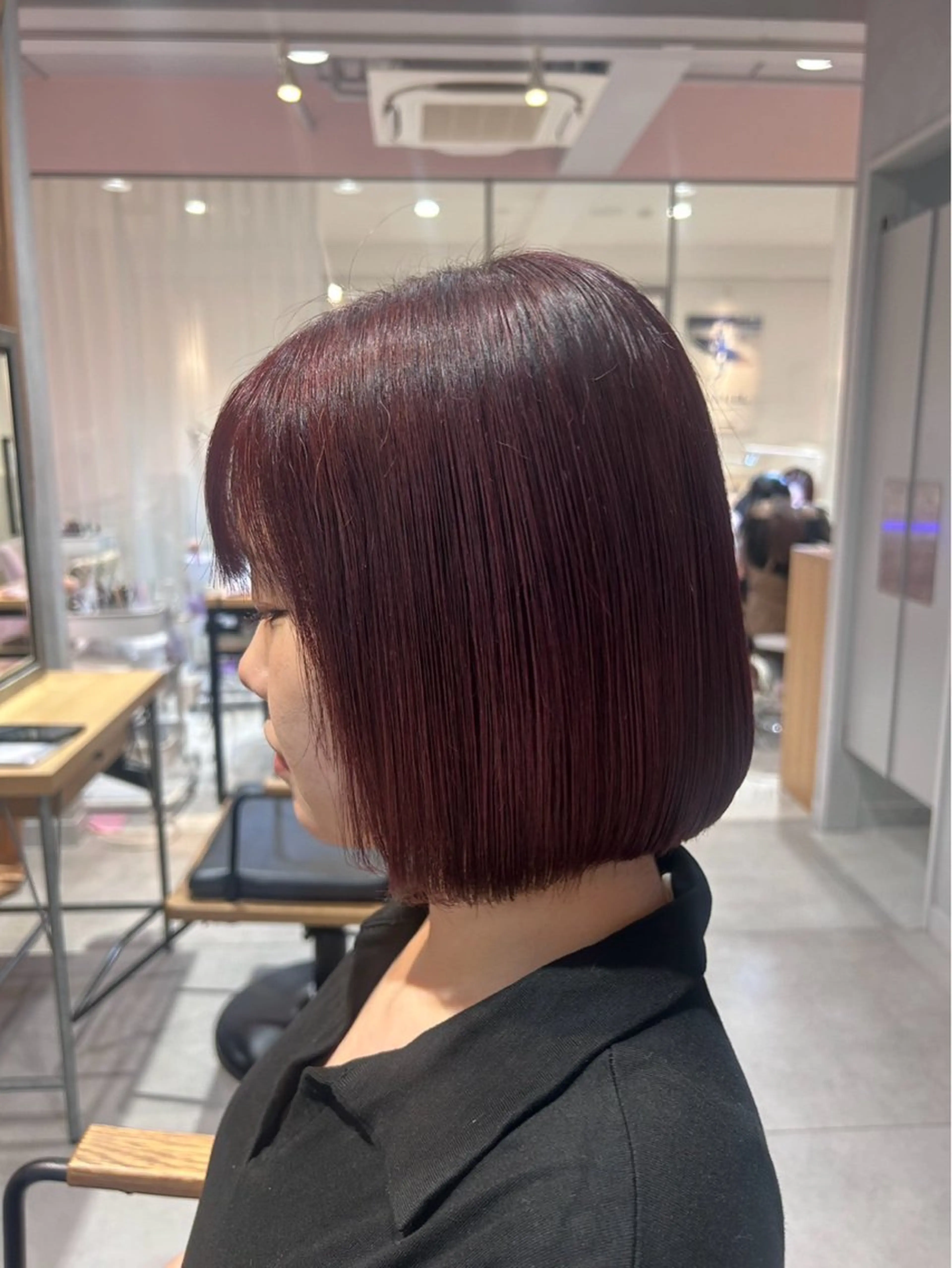 ミディアム カラー karin/ ボブ♡レイヤー♡のヘアスタイル